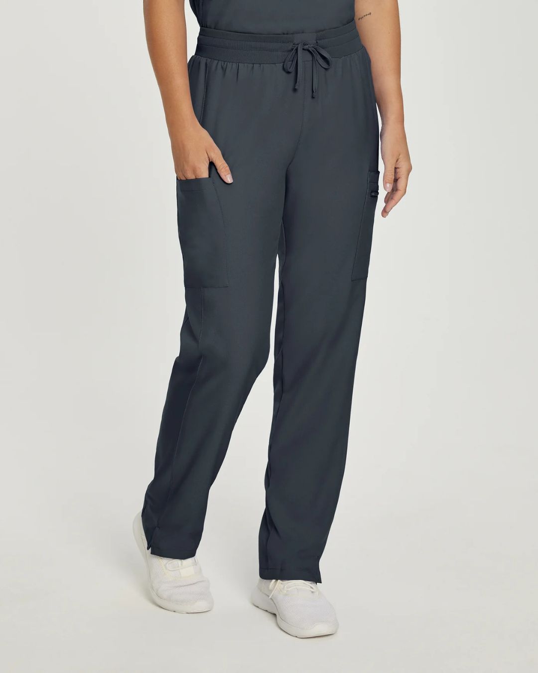 Pantalon droit taille mi-haute convertible avec cordon de serrage Landau LB400
