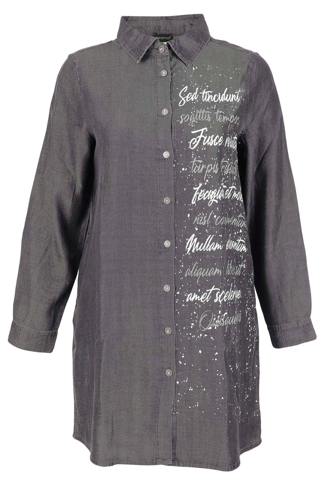 Robe en lyocell à détails de sequins Tricotto