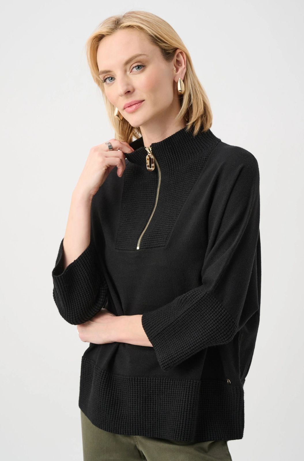 Pull en tricot à col entonnoir Joseph Ribkoff