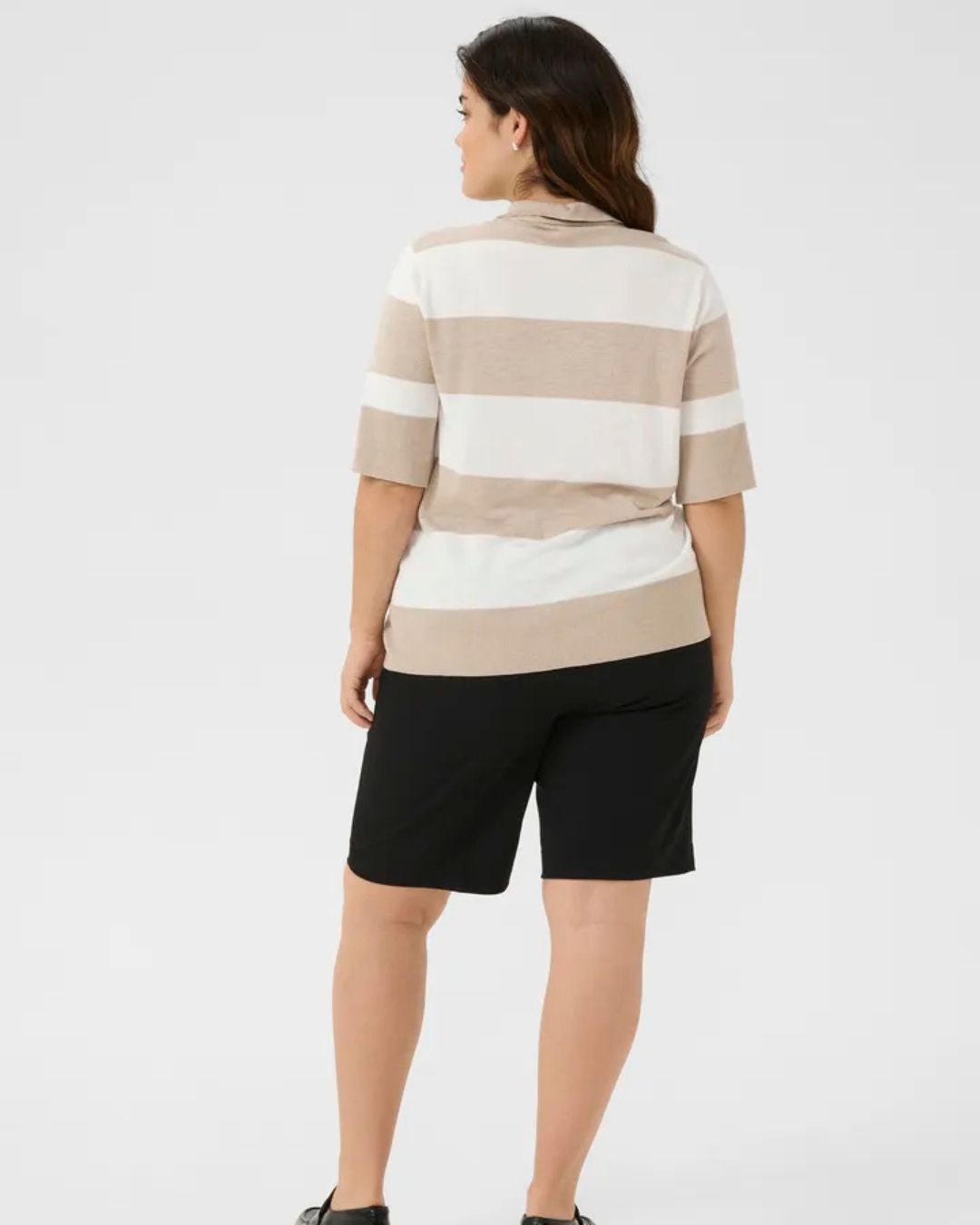 Polo Manche Court avec rayure Kaffe Curve 10583275