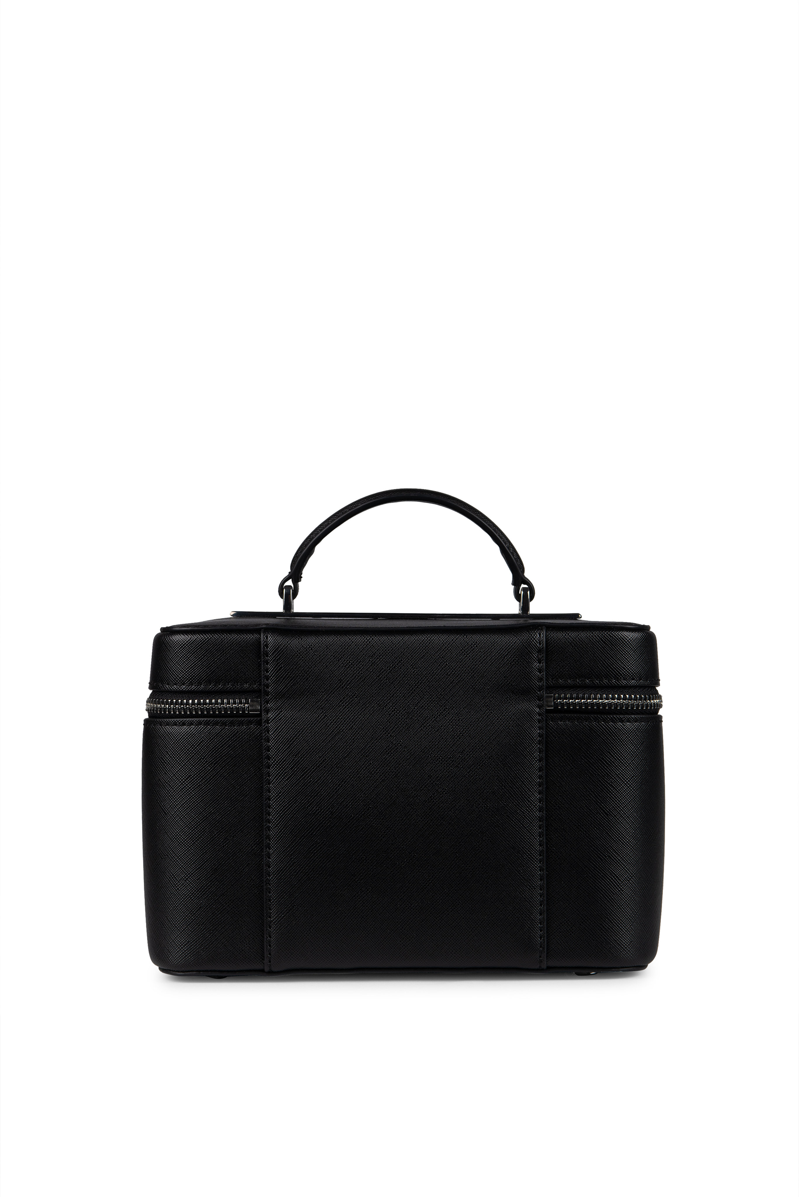 Trousse à Maquillage en Cuir Vegan Noir Lambert La Bella