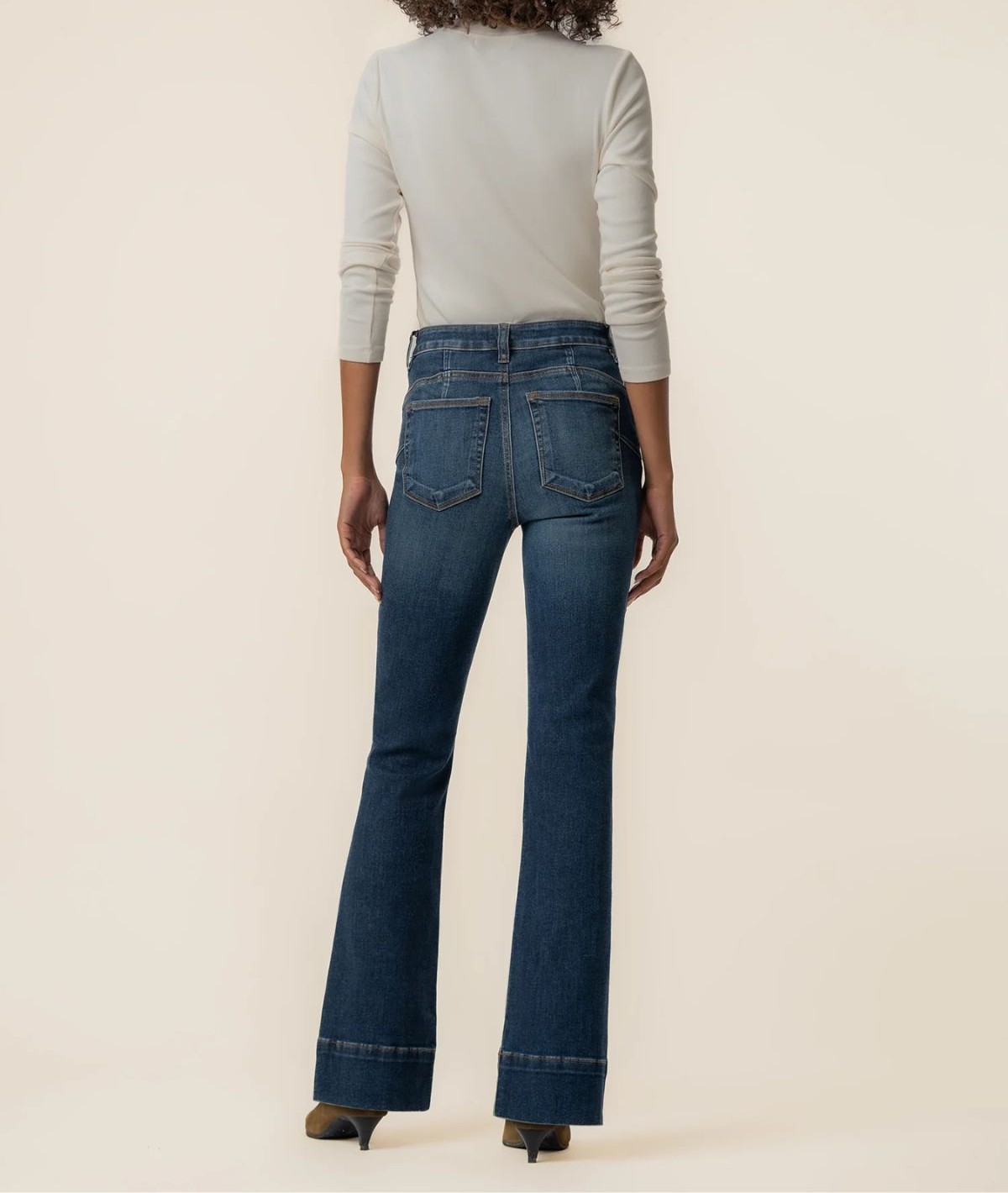 Jeans flare taille haute Stella Kut 