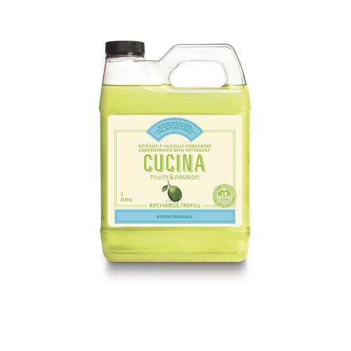 Recharge Détersif à Vaisselle Concentré Cucina Zeste de Lime et Cyprès