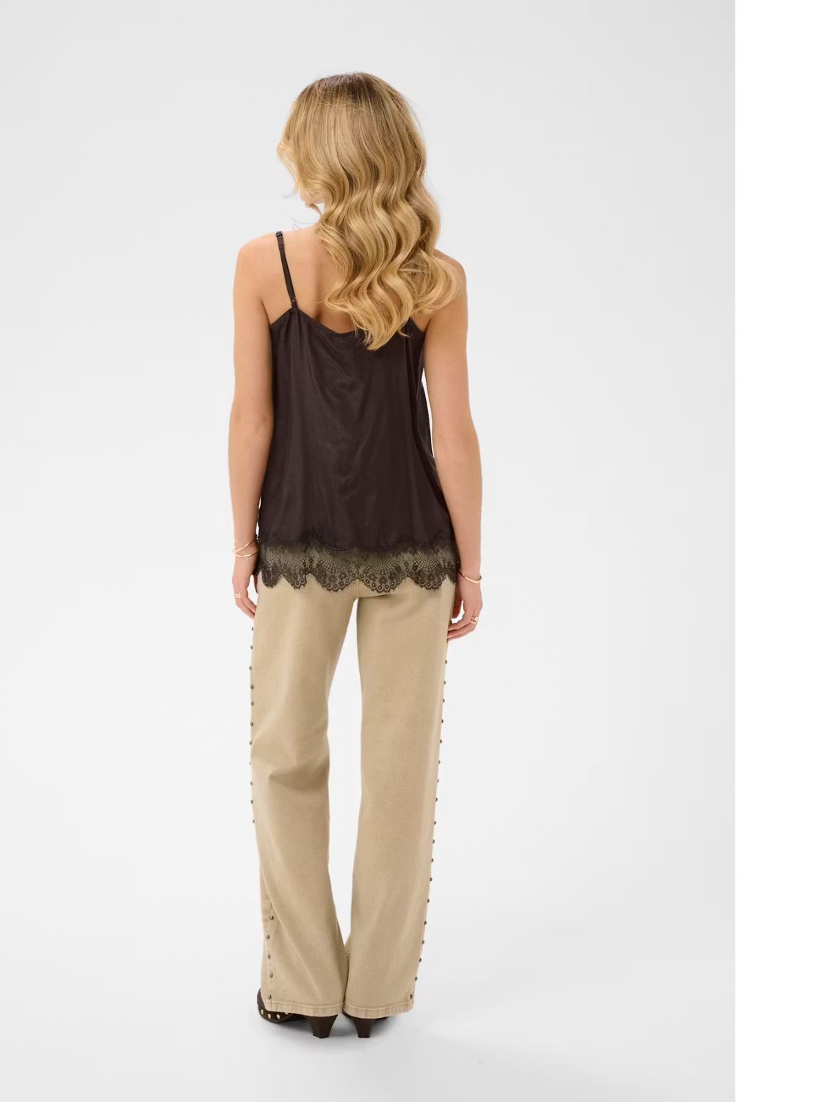 Camisole avec dentelle CRTriniti Cream