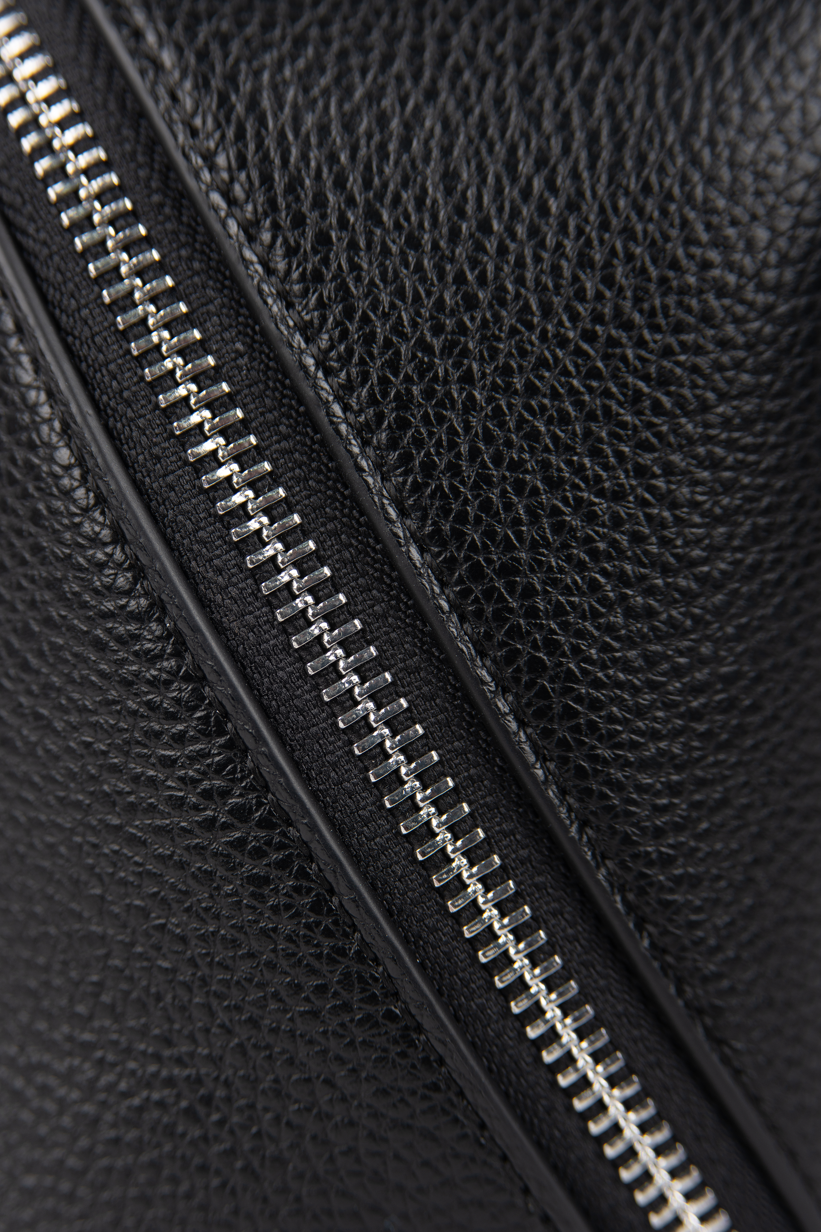 Trousse à Maquillage en Cuir Vegan Noir Lambert Le Jolie