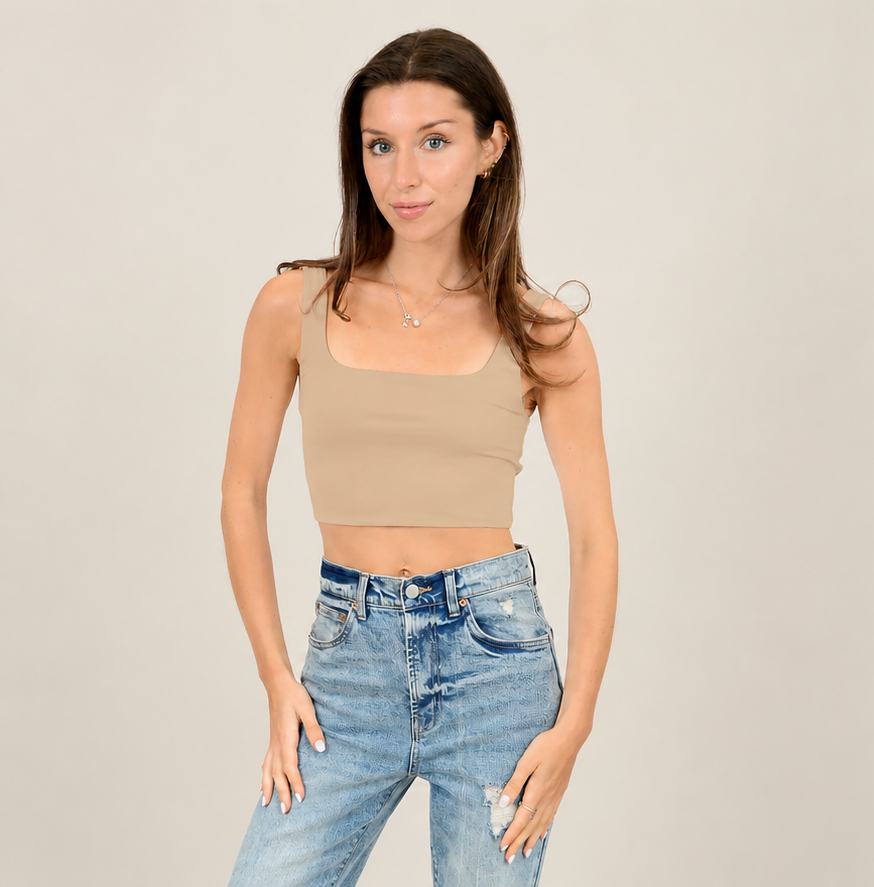 Catherina Crop Tank Second Skin 75T068S 