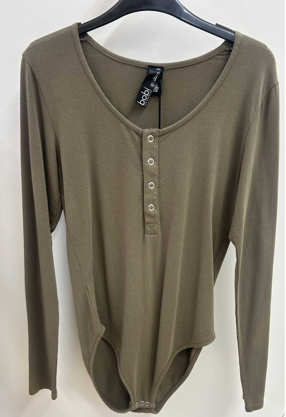 Bodysuit Henley à Manches Longues Bobi 