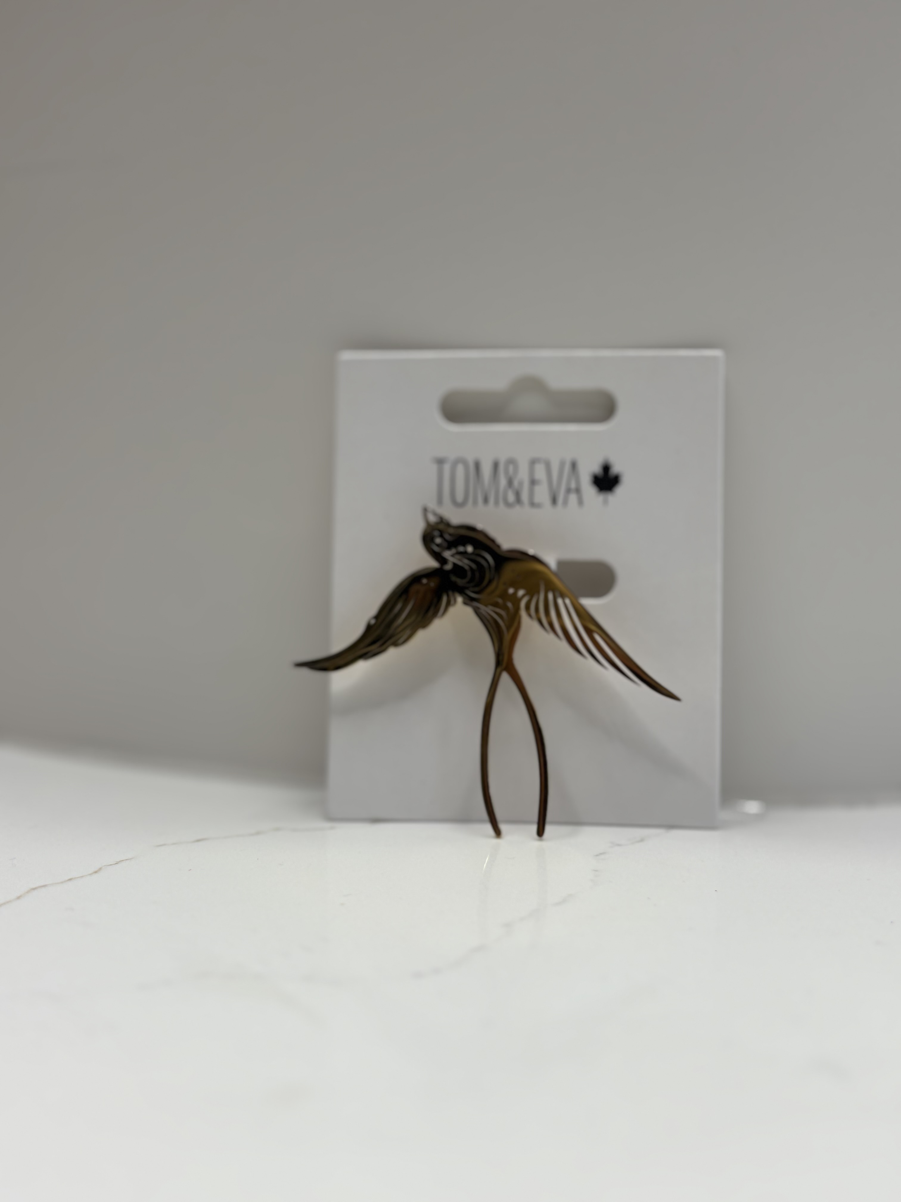 Broche en moineau Tom & Eva 