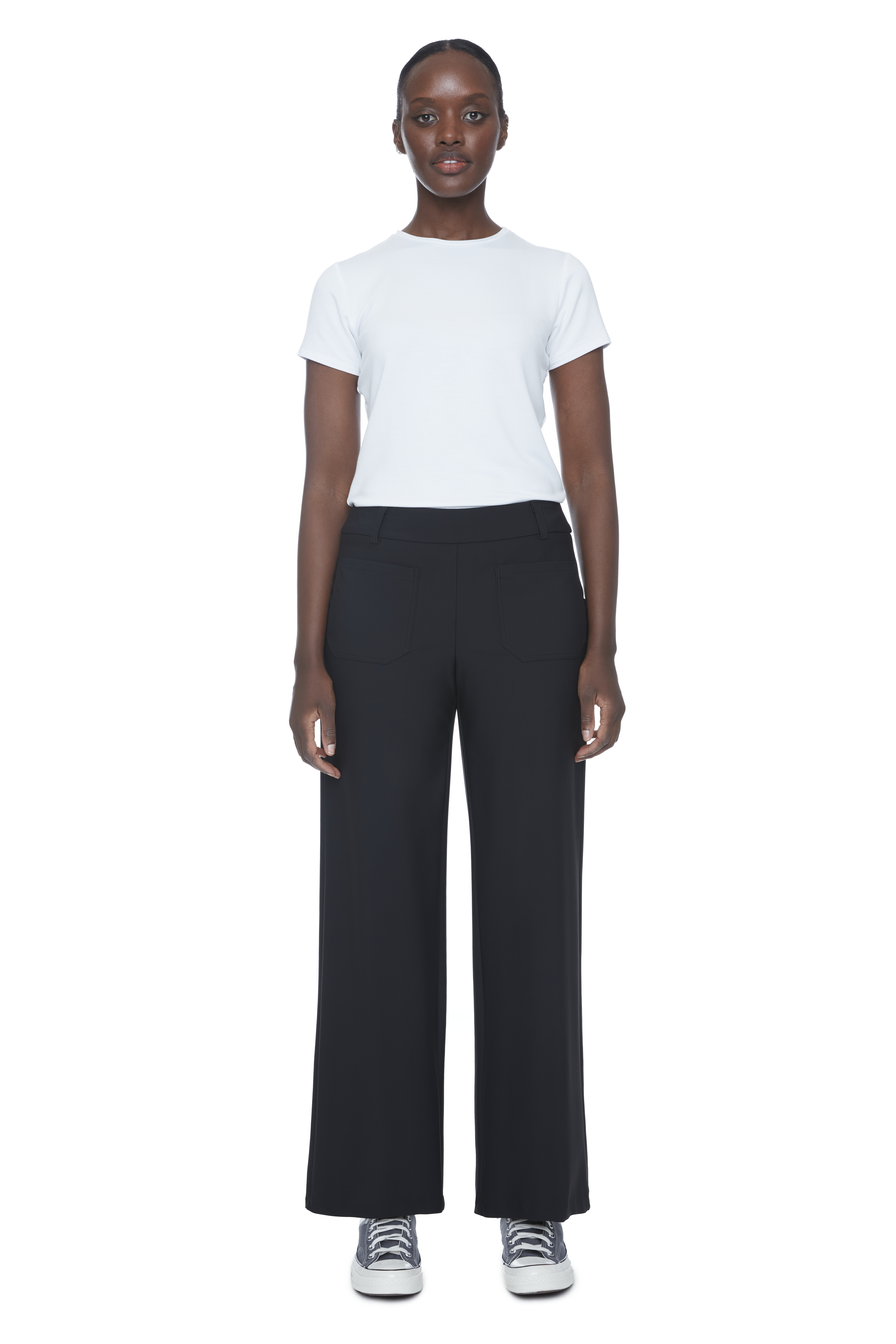 Pantalon à jambe large avec poches plaquées I Love Tyler Madison
