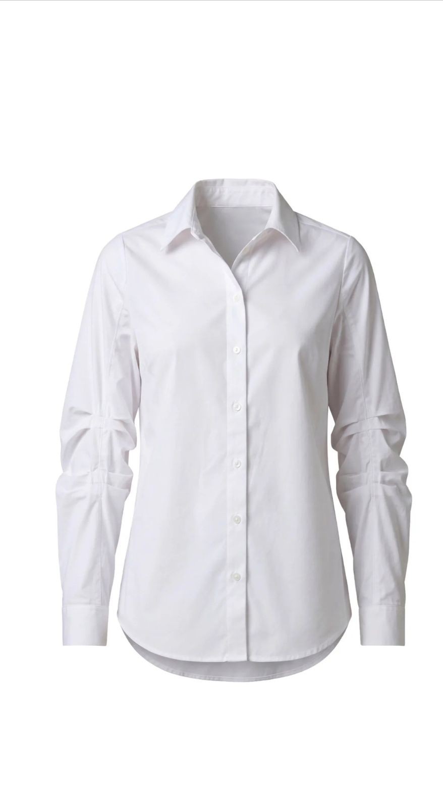 Blouse boutonnée à manches longues plissées Liverpool