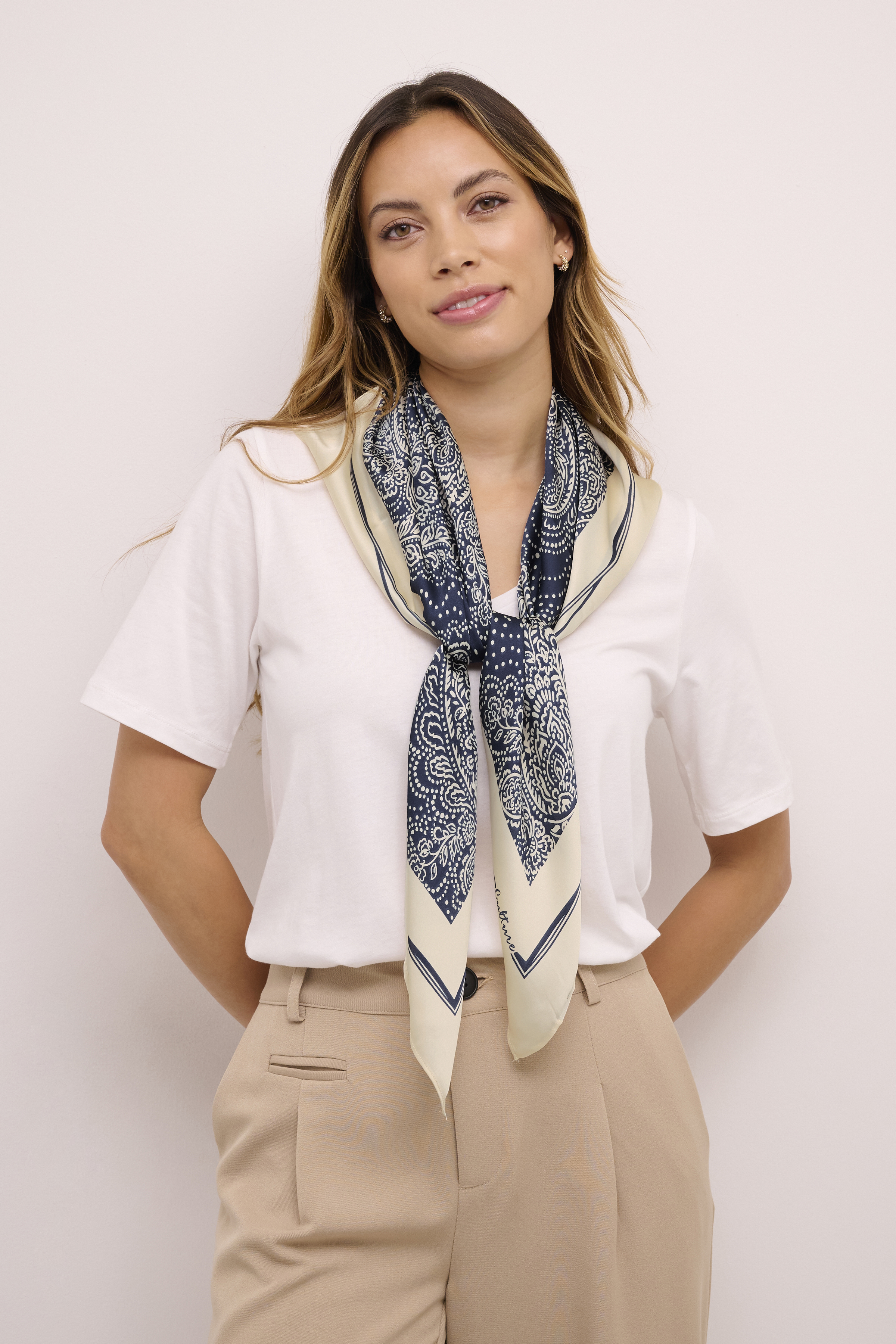 Foulard Banda Culture 50110446 Blue Paisley