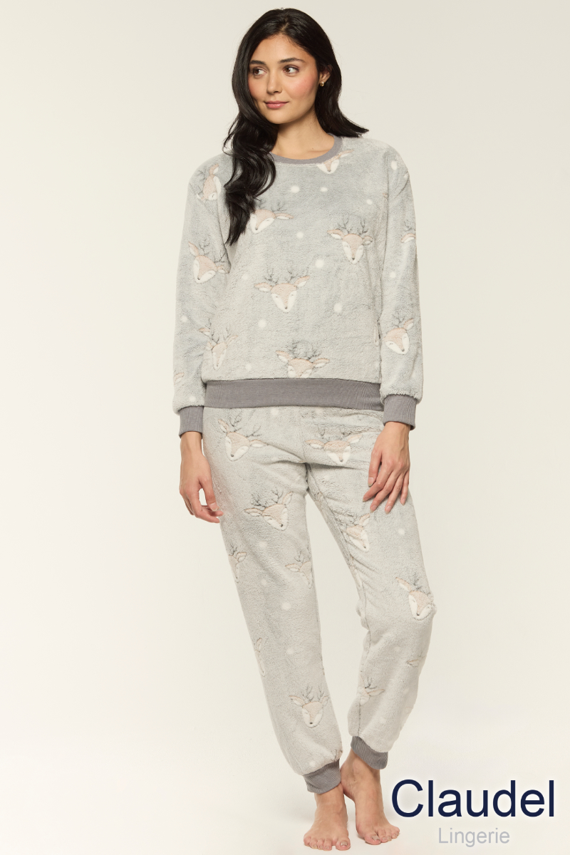 Pyjama à motif de cerfs Claudel