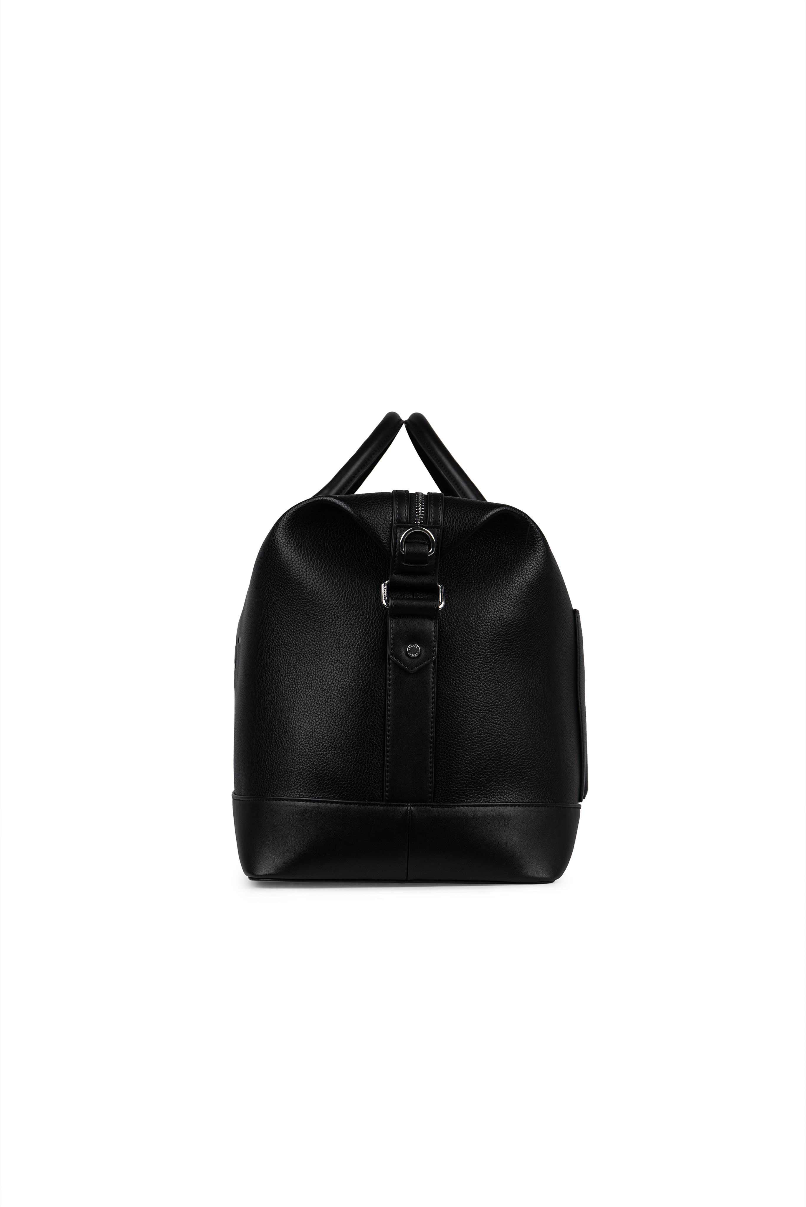 Le June - Sac de voyage fourre-tout en cuir vegan noir Lambert