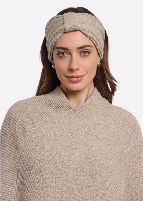Bandeau Ziggy en laine scintillante avec boucle Rino & Pelle