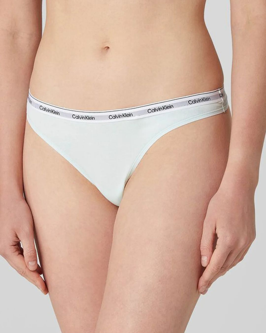 Culotte Tanga en Coton Extensible Calvin Klein 