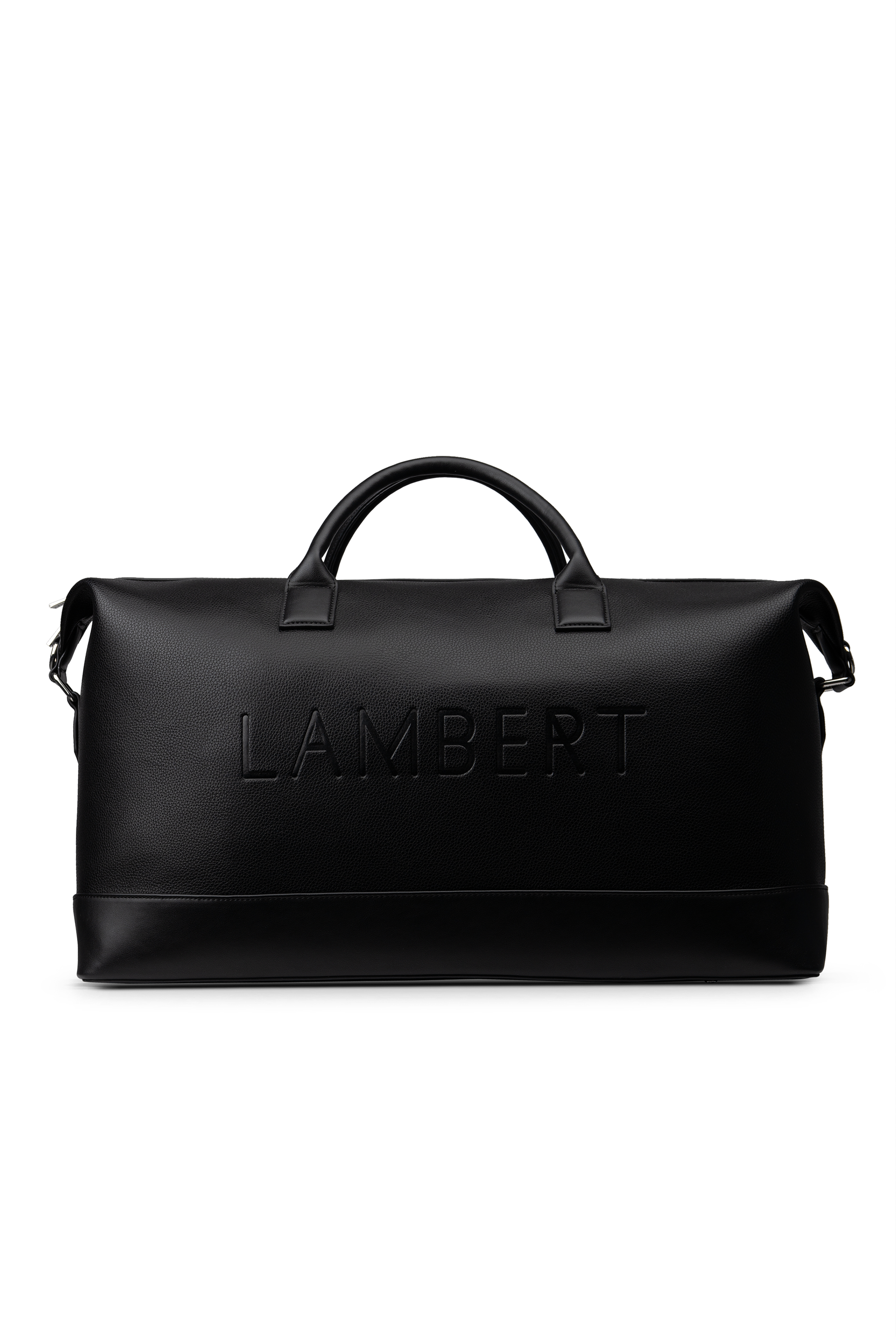 Sac de Voyage Fourre-tout en Cuir Vegan Noir Lambert Le June
