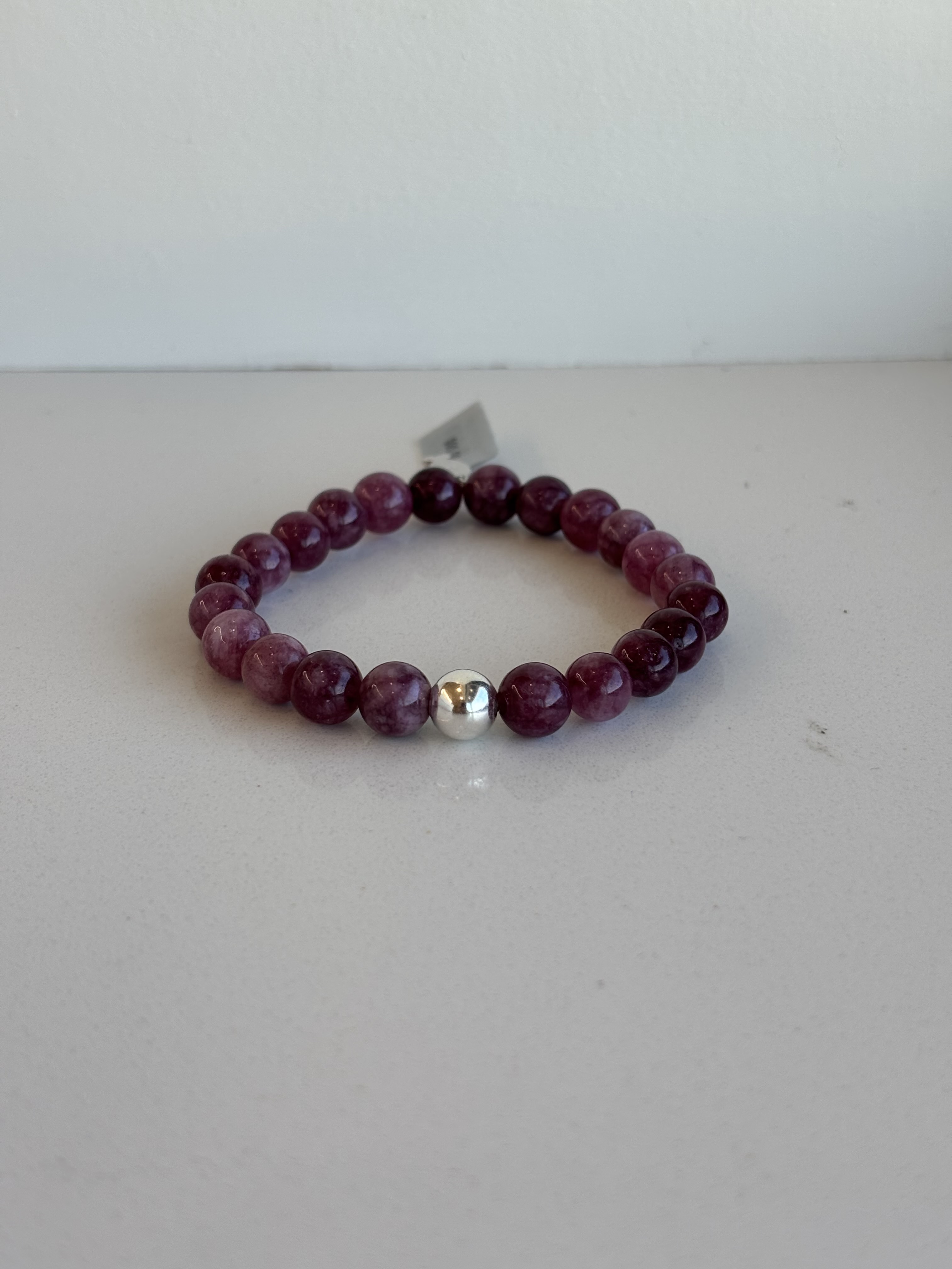 Bracelet en pierres 8 mm Clio Blue