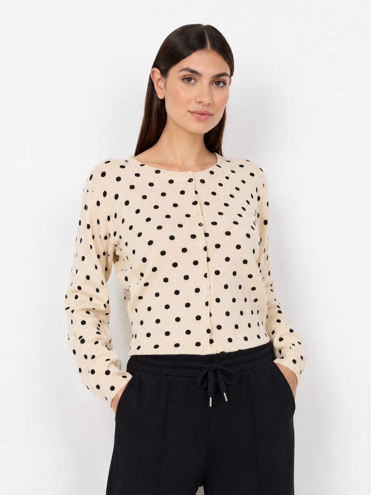 Cardigan à pois élégant GEA 2 Soya Concept