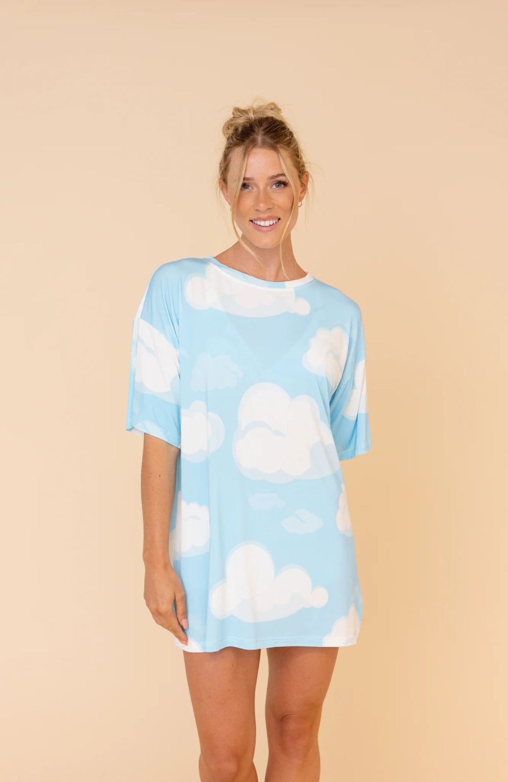 Long Tee Unisexe "SUR UN NUAGE" Popunderwear