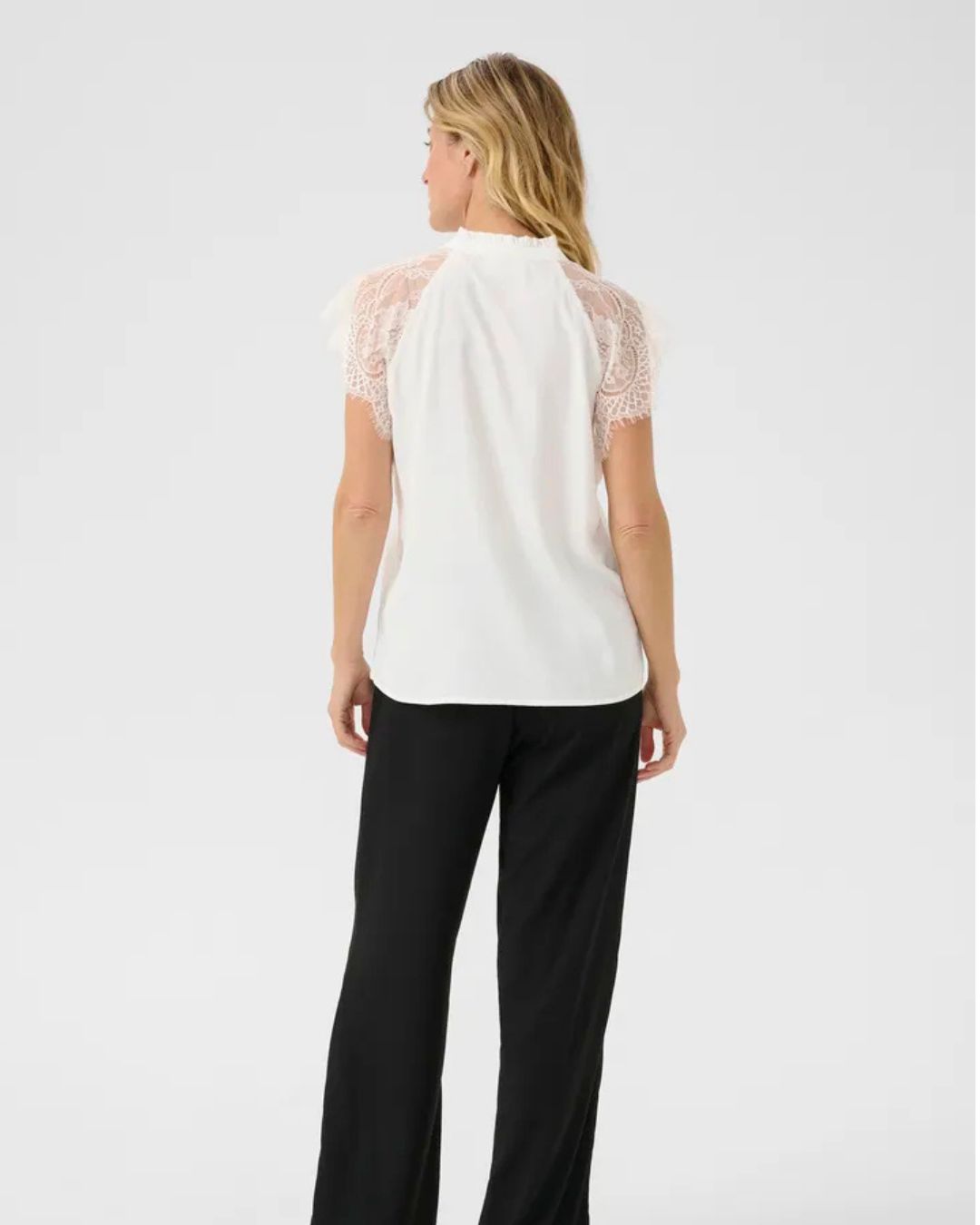 Blouse manche court CRNola Cream 10611693