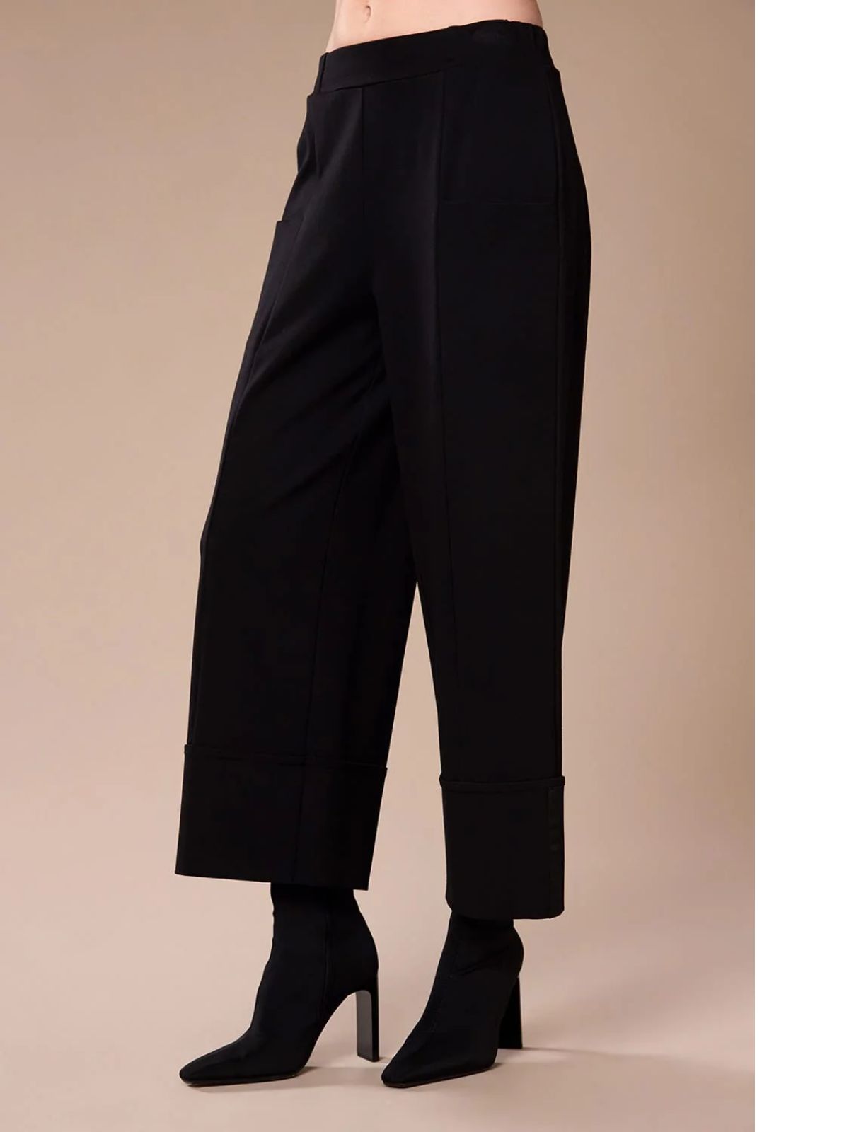 Pantalon écourté à revers Peruzzi