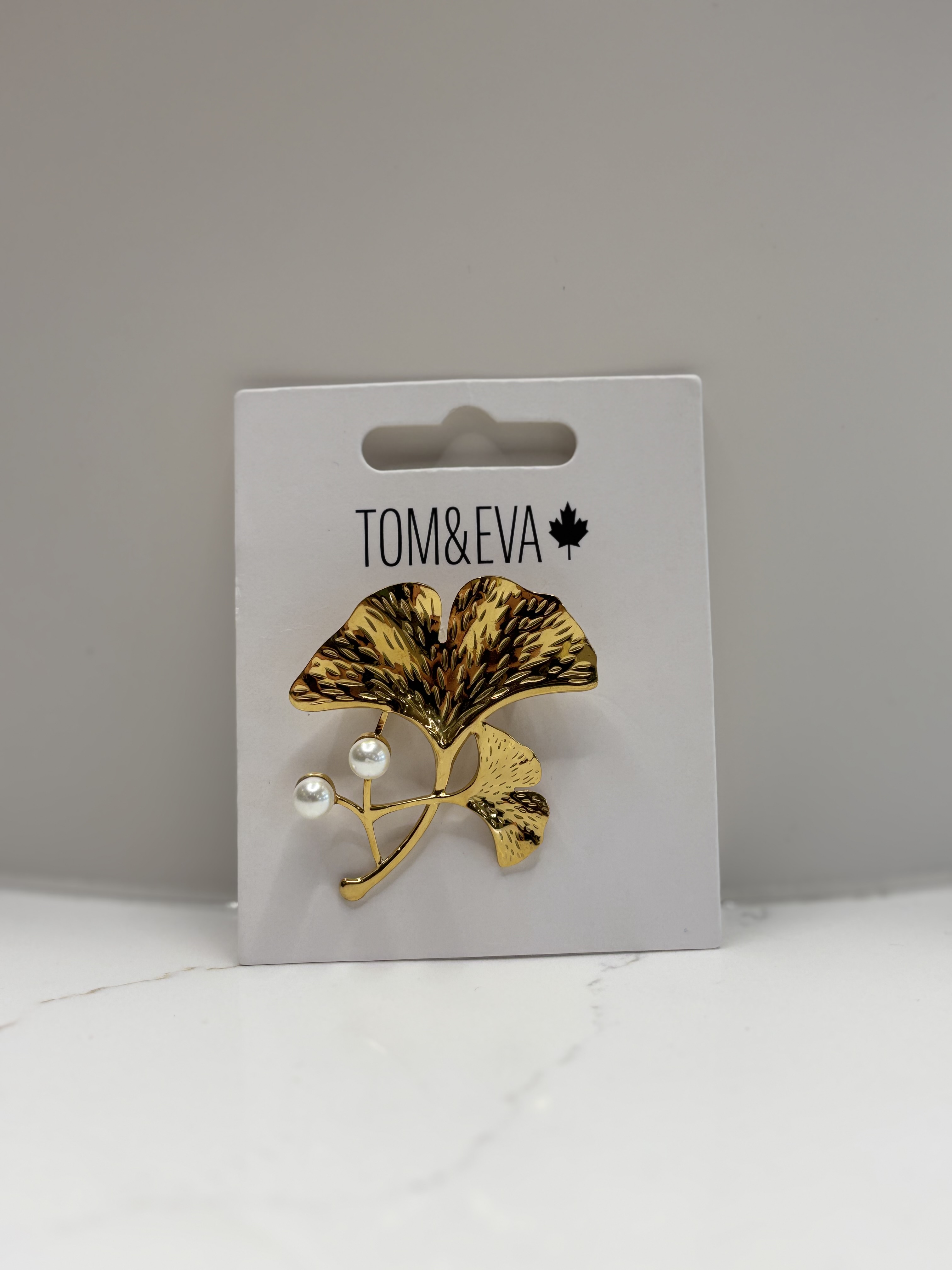 Broche avec perle Tom & Eva 