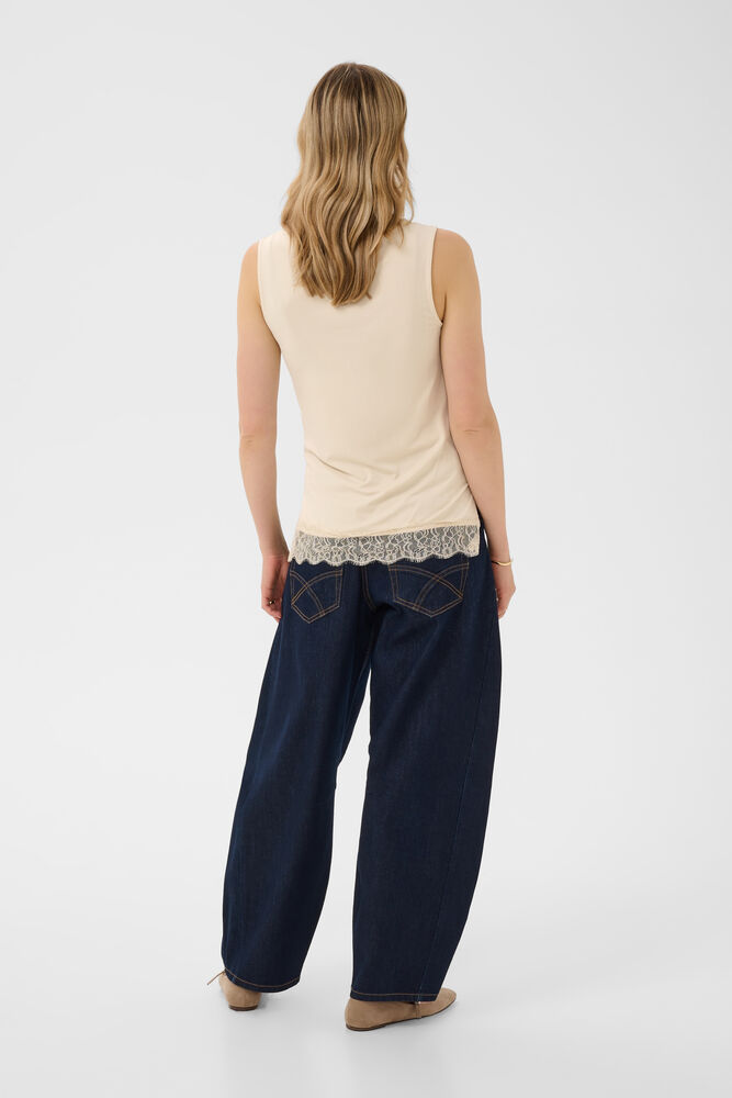 Chandail en jersey avec dentelle CRAlvaia Cream