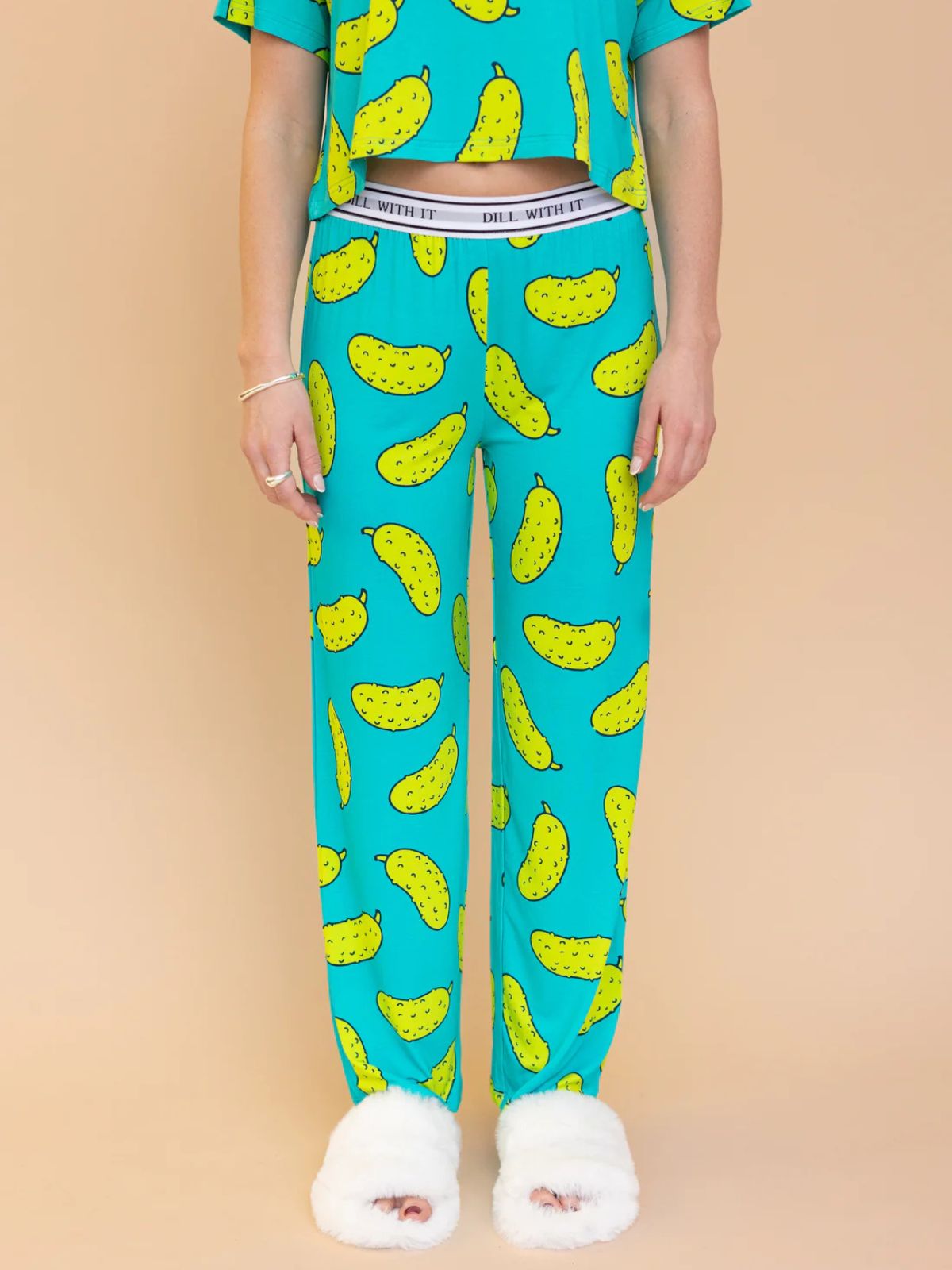 Pantalon Pyjama Évasé "DILL WITH IT" Pop Underwear