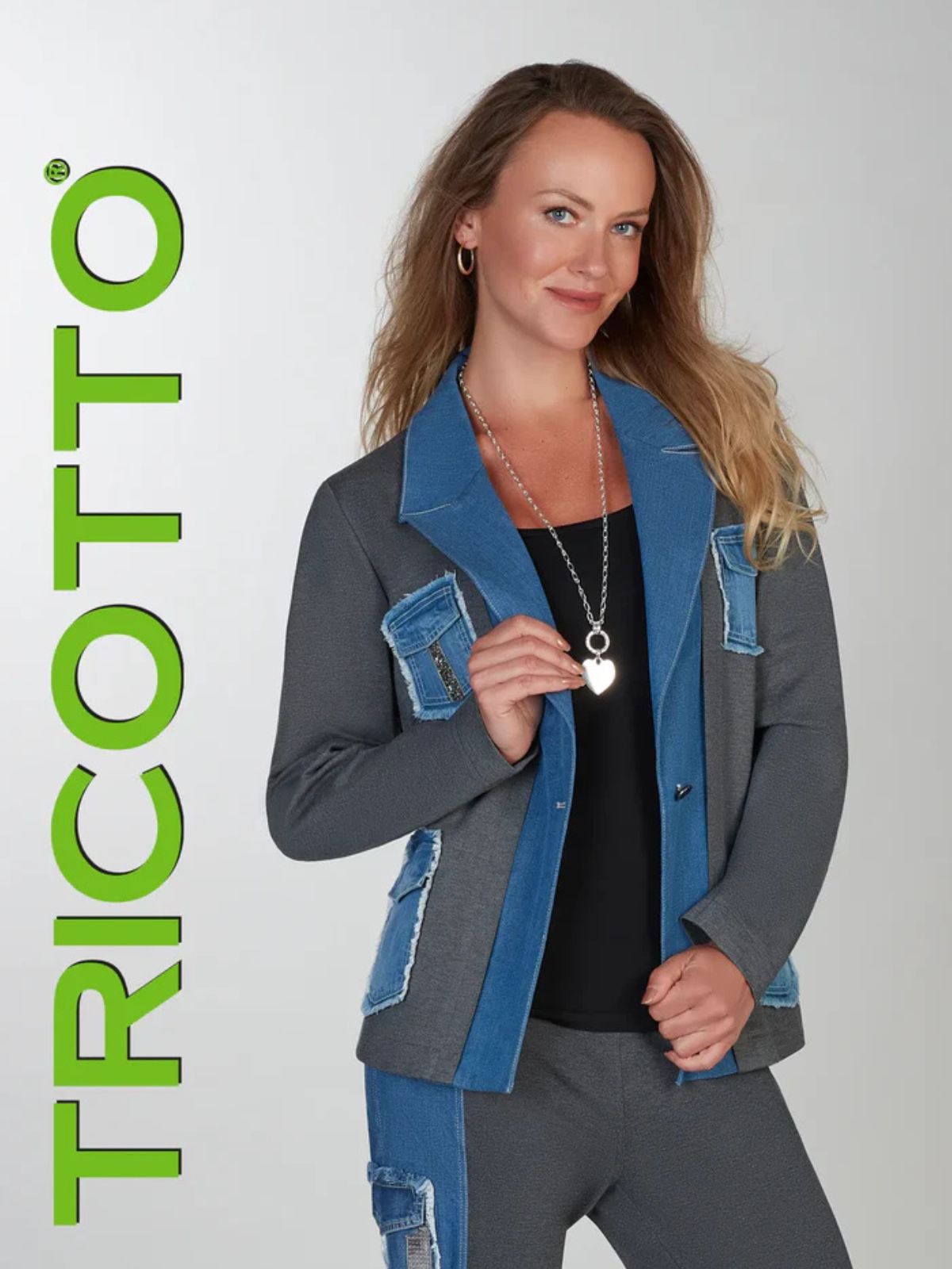 Blazer avec jeans Tricotto 