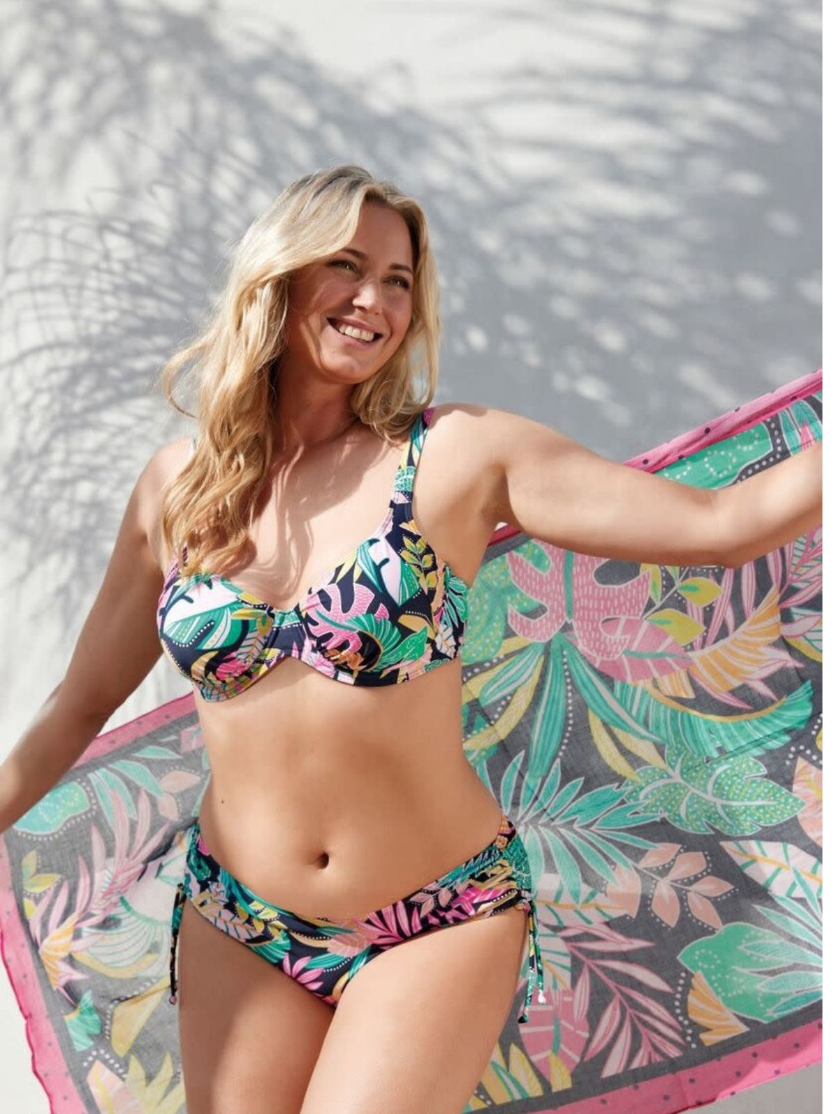 Maillot Bikini Armatures Motif Floral Sunmarin 11047 