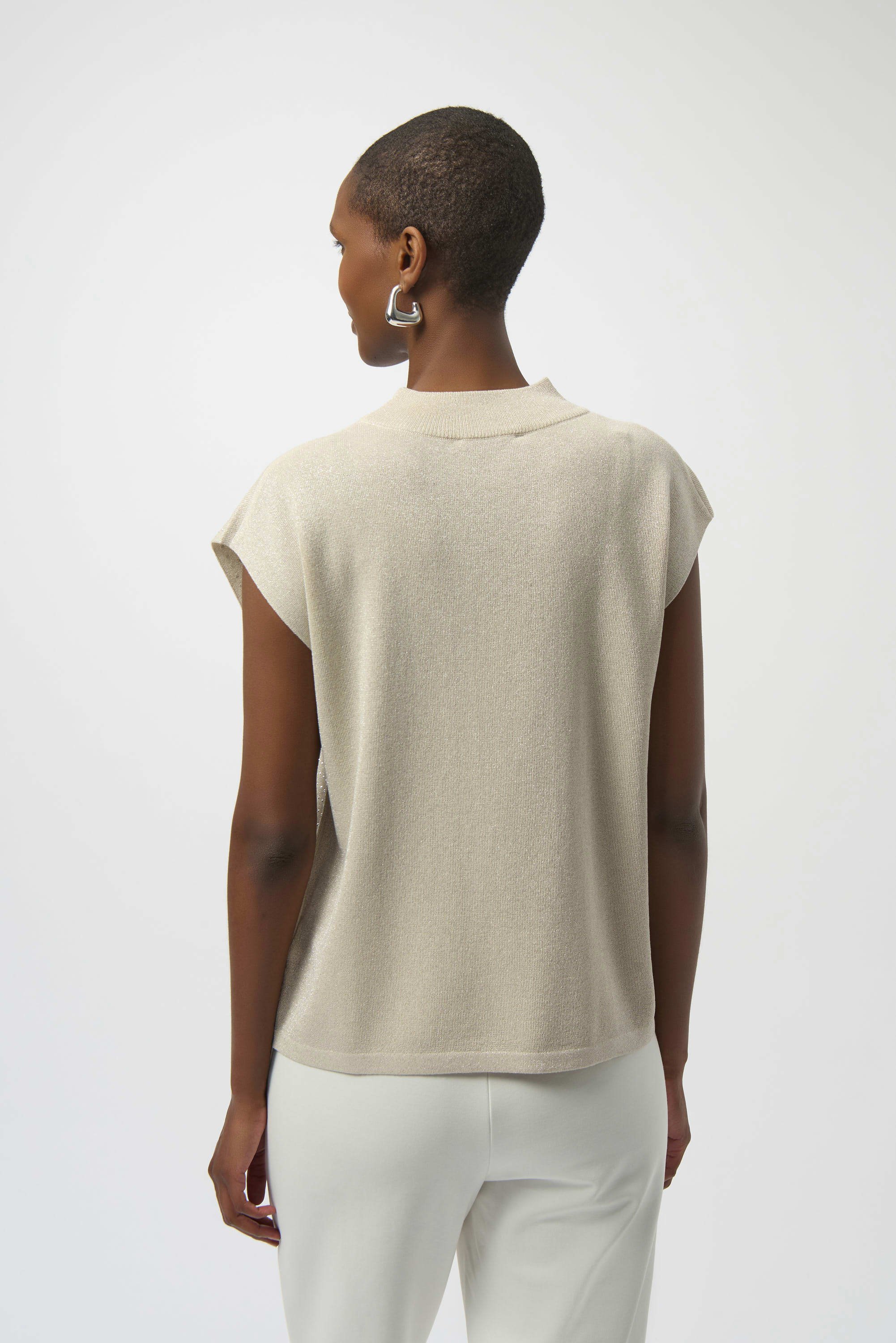 Pull sans manches avec brillant Joseph Ribkoff