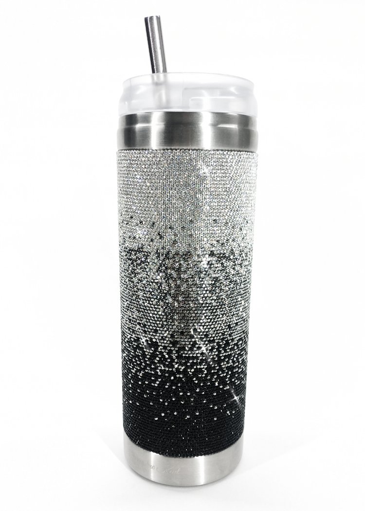 Bouteille Believe Jacqueline Kent Black Ombre Diamond Crystal