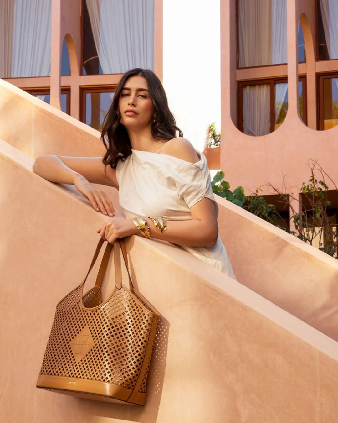 Le Harper-Sac Fourre-tout en cuir vegan calabasas