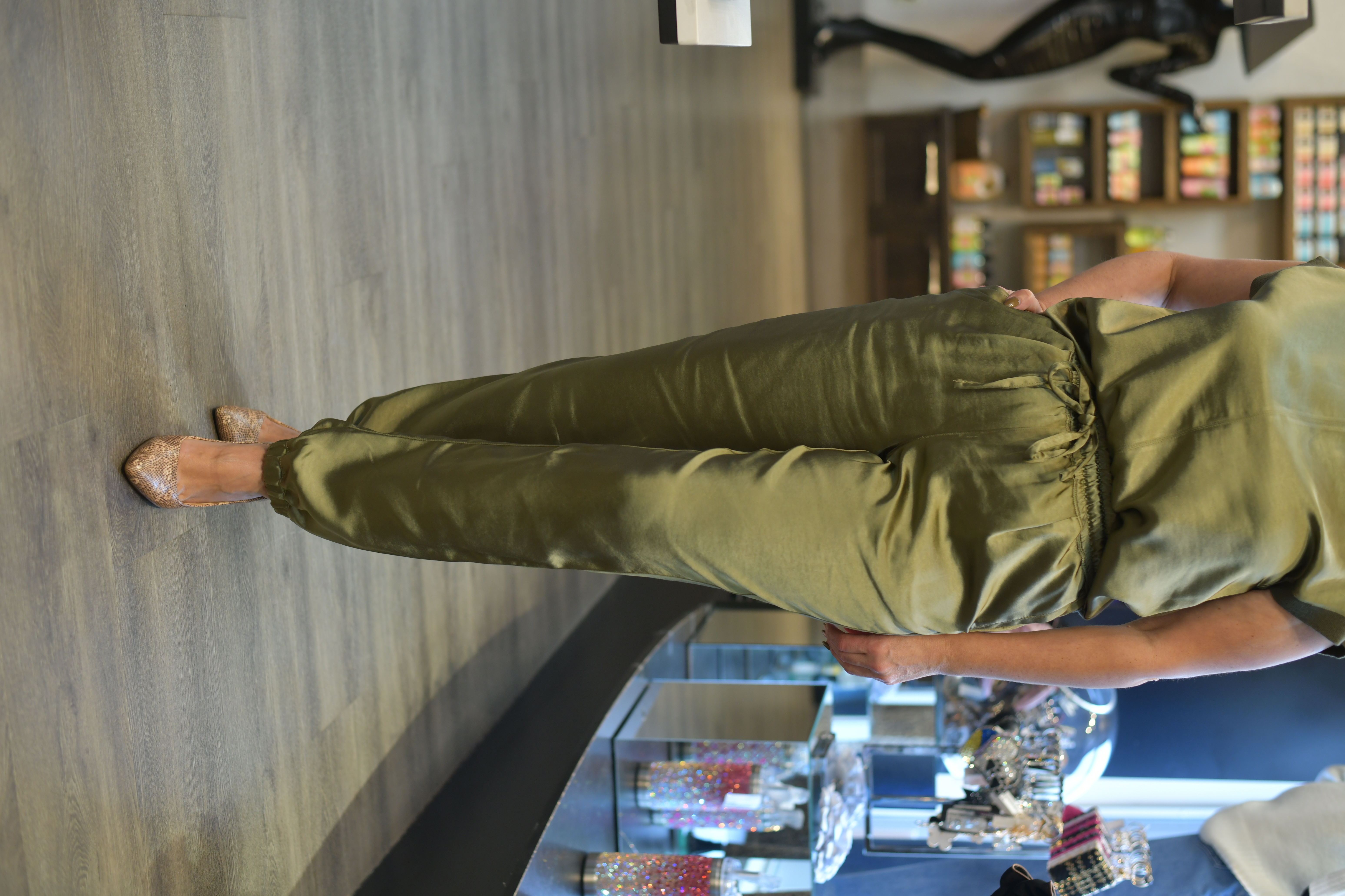 Pantalon en satin Hera Mélissa Nepton 