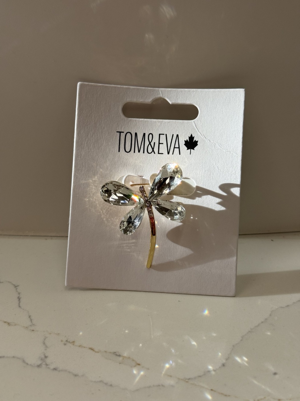 Broche papillon sculpturale 