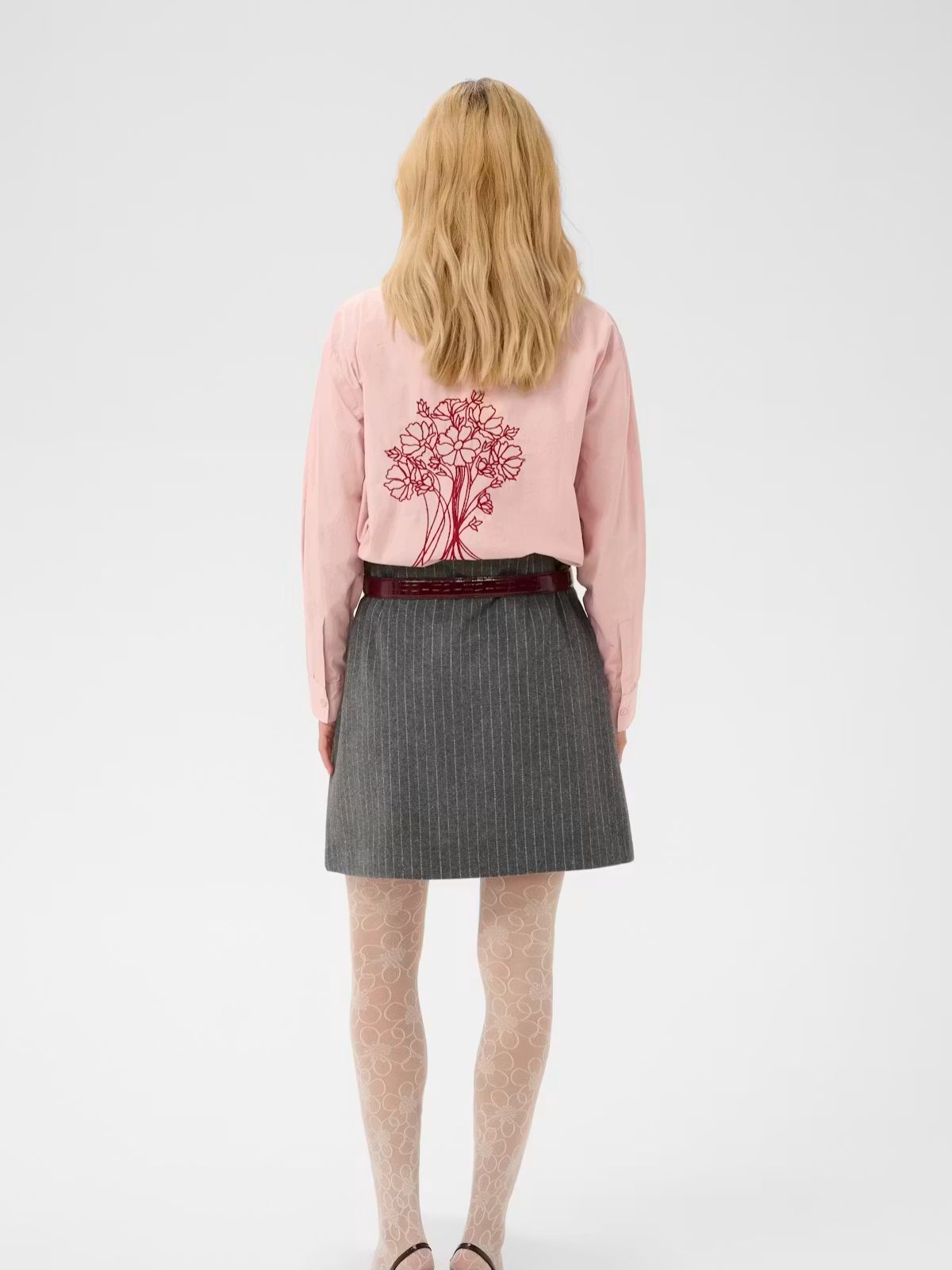 Chemise à broderie florale CUmalena Culture