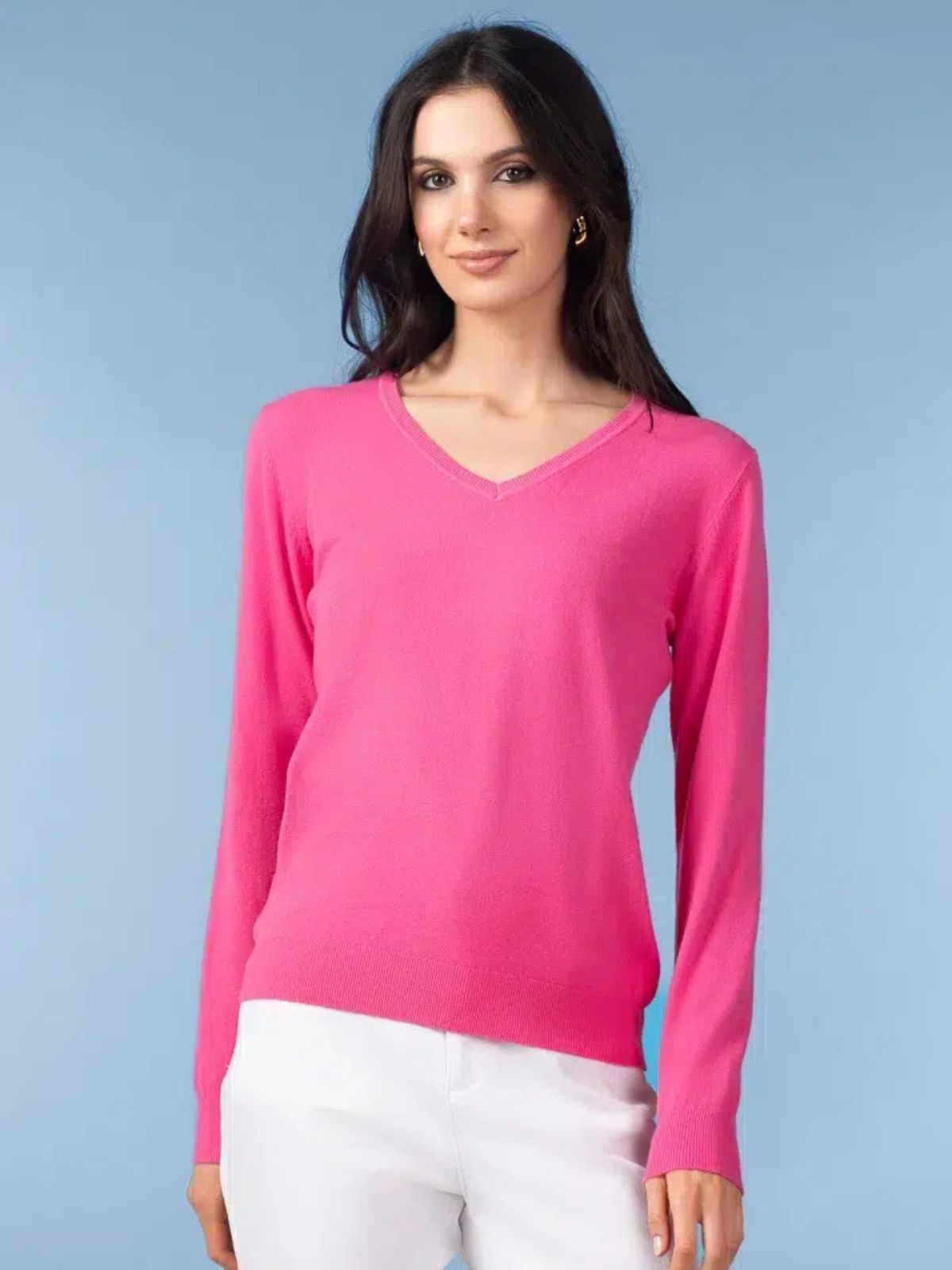 Tricot à col V Alison Sheri 