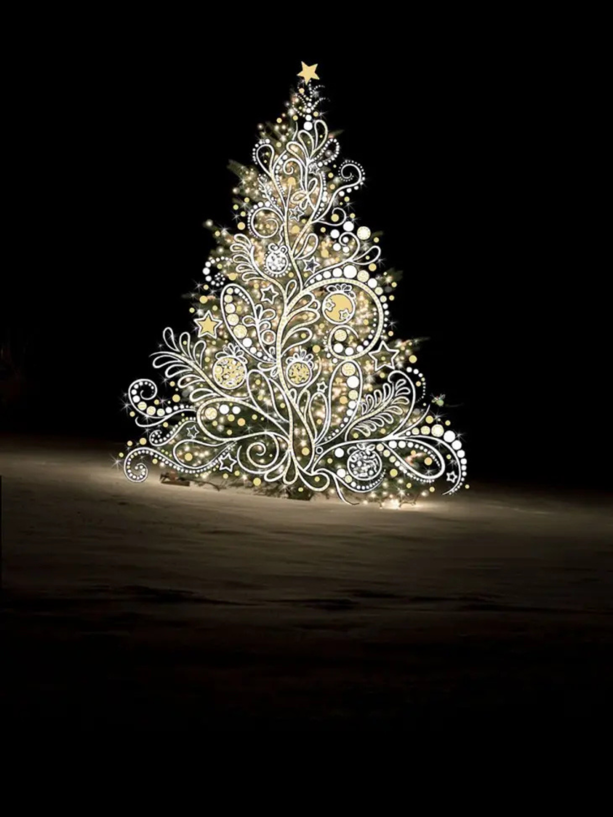 carte - Sapin de Noël