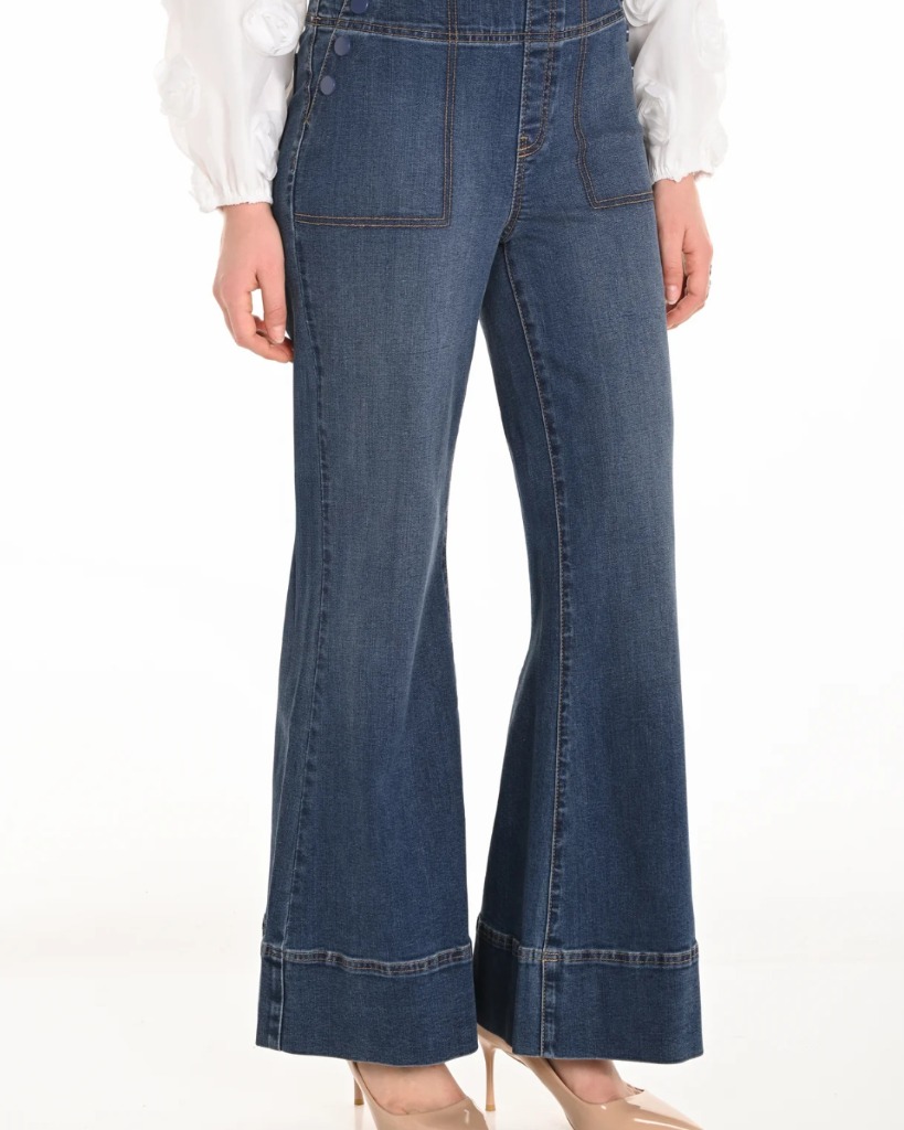 Jeans évasé taille haute Frank Lyman 