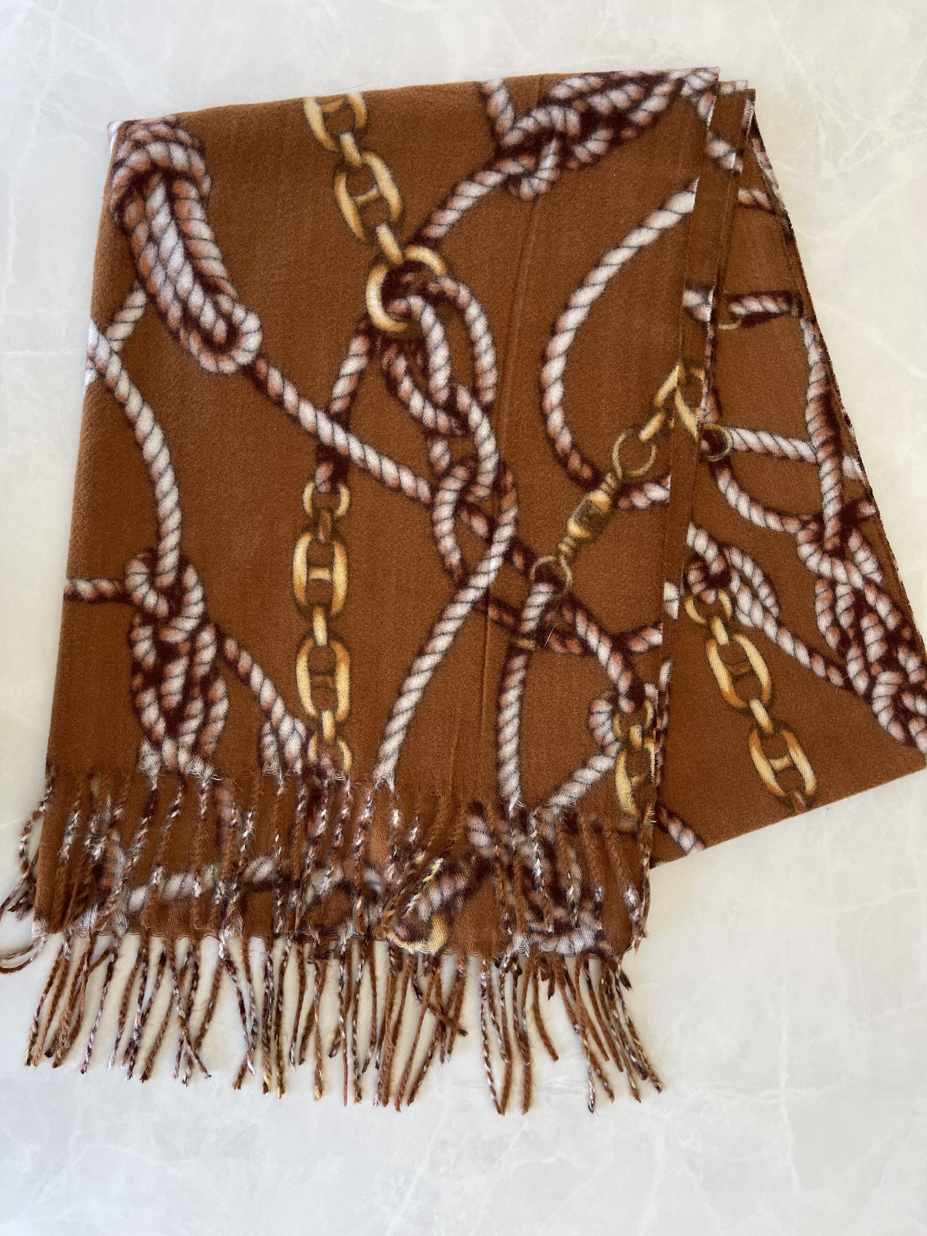 Foulard à Motif de Chaînes Les Nana 10346 