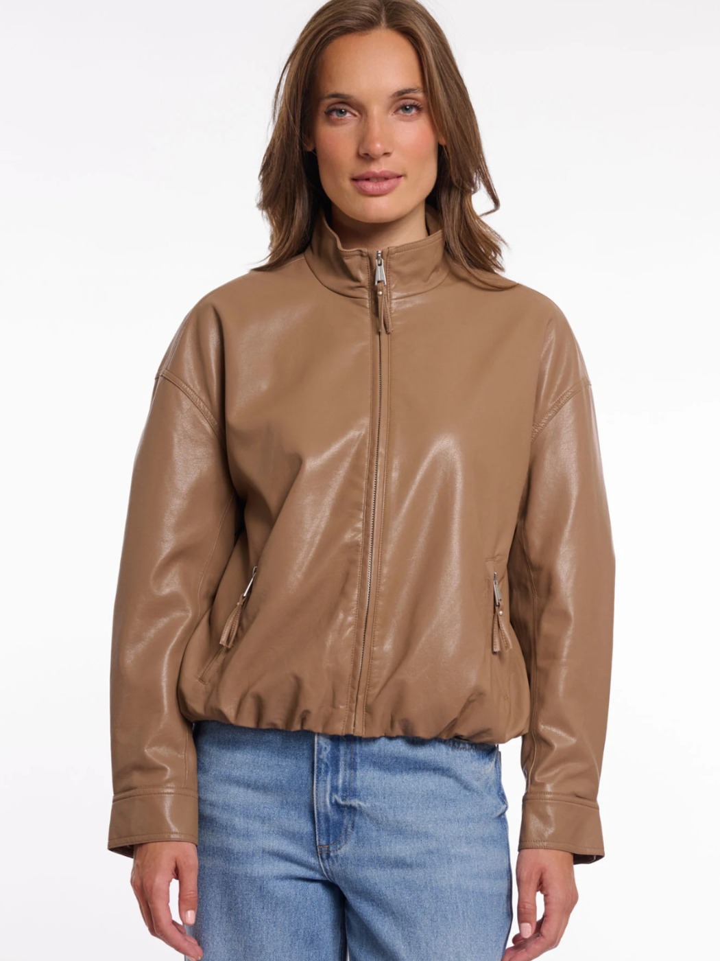 Veste blouson Shay effet cuir Rino & Pelle
