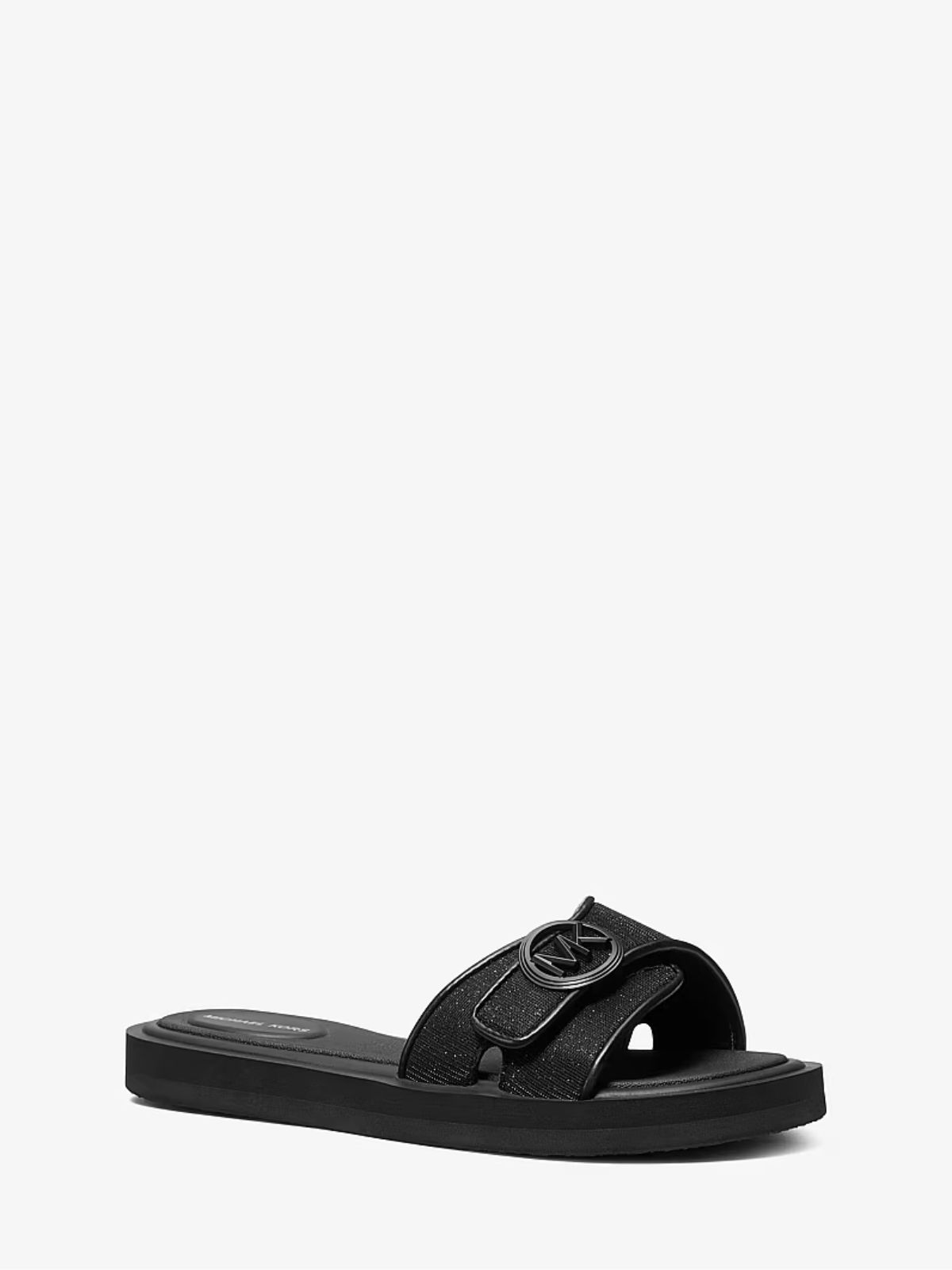 Sandale à enfiler en maille avec chaîne scintillante Michael Kors 