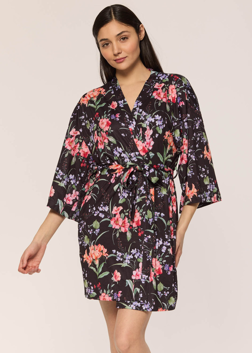Peignoir floral Claudel 