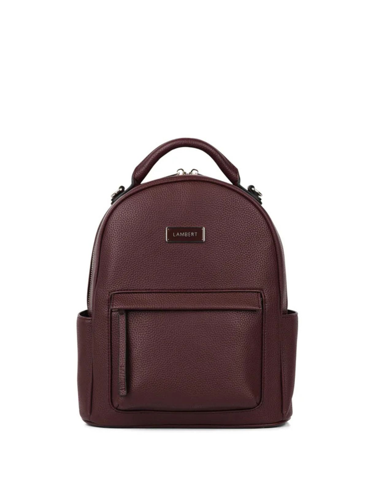 Le Maude - Sac à dos 3-en-1 en cuir vegan mahogany Lambert