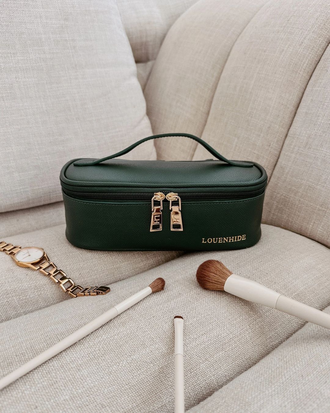 Trousse de maquillage Fifi Vert Foret Louenhide 
