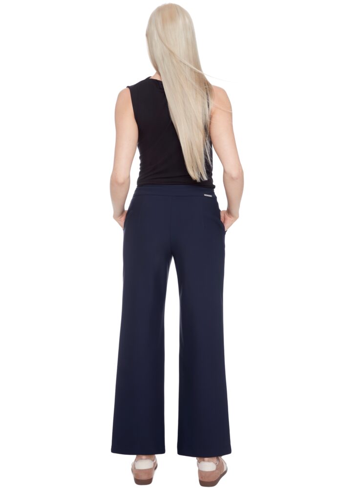 Pantalon large pleine longueur en ponte de précision ILTM