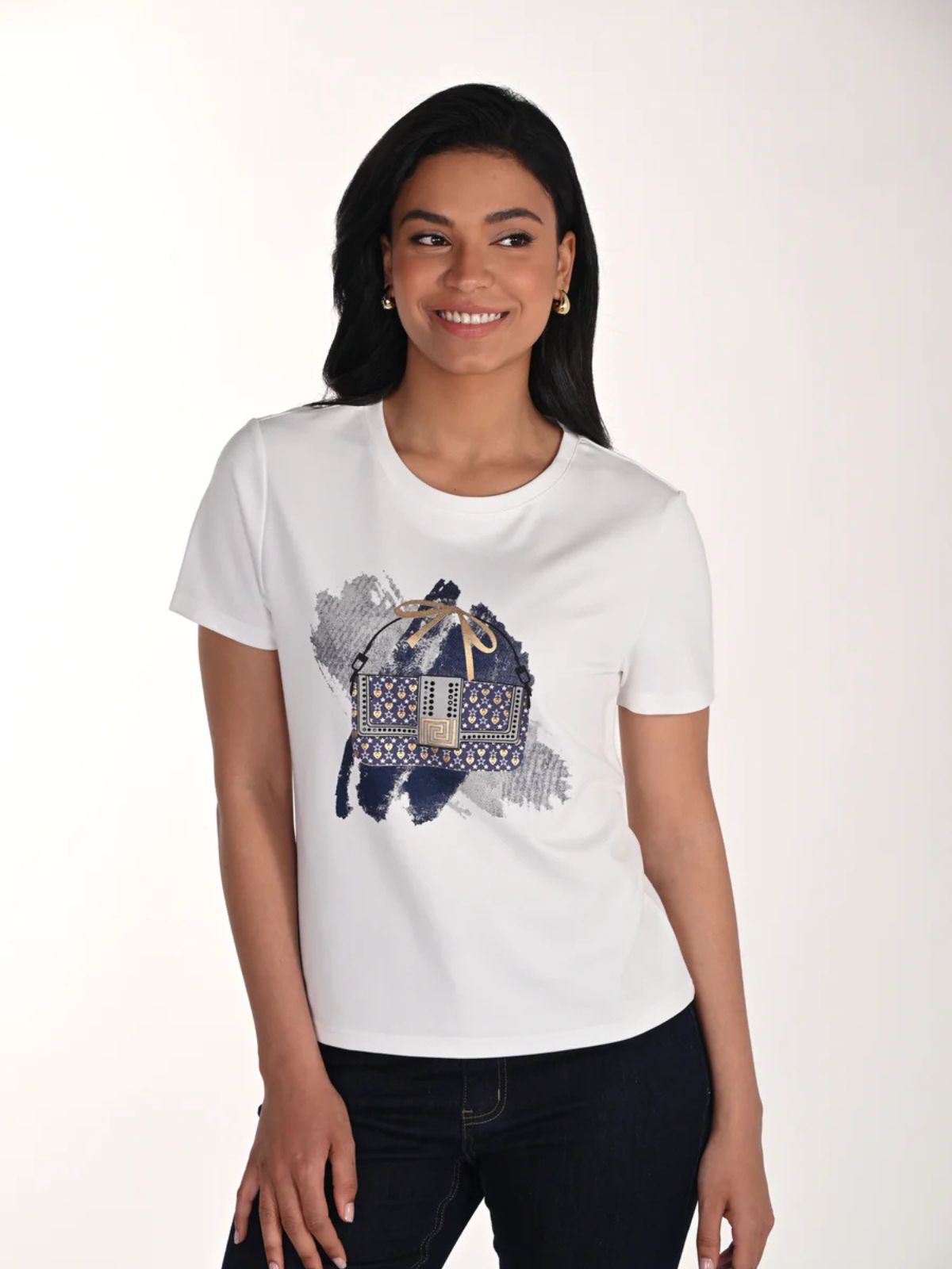 T-Shirt avec sac à main Frank Lyman 