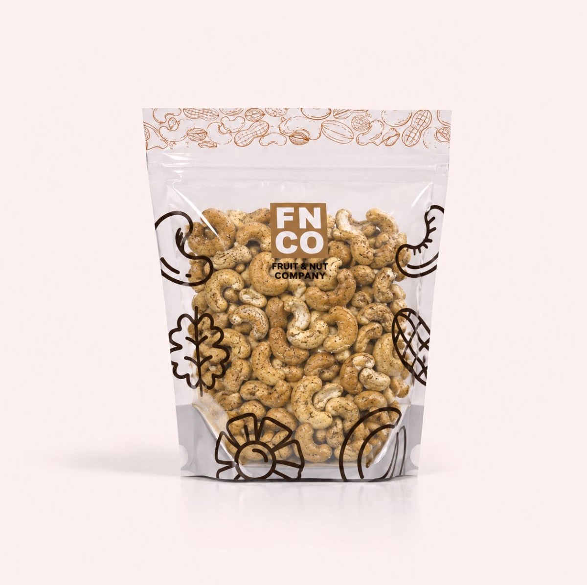 Noix de cajou sel et poivre 200g Fruit and Nut Co.