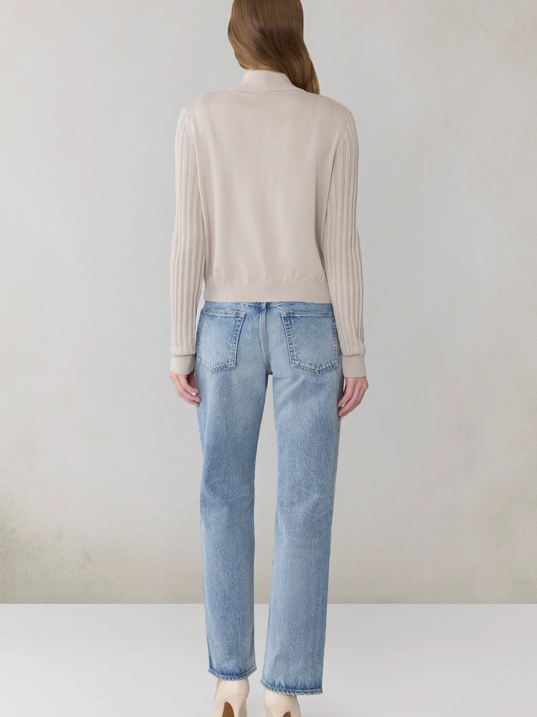 LORETTA Bomber en tricot de coton de soie Soia & Kyo