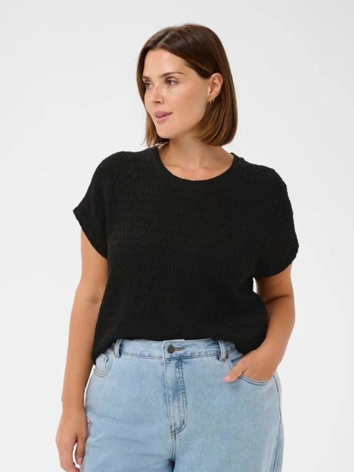 Haut à manches courtes Kaffe Curve 